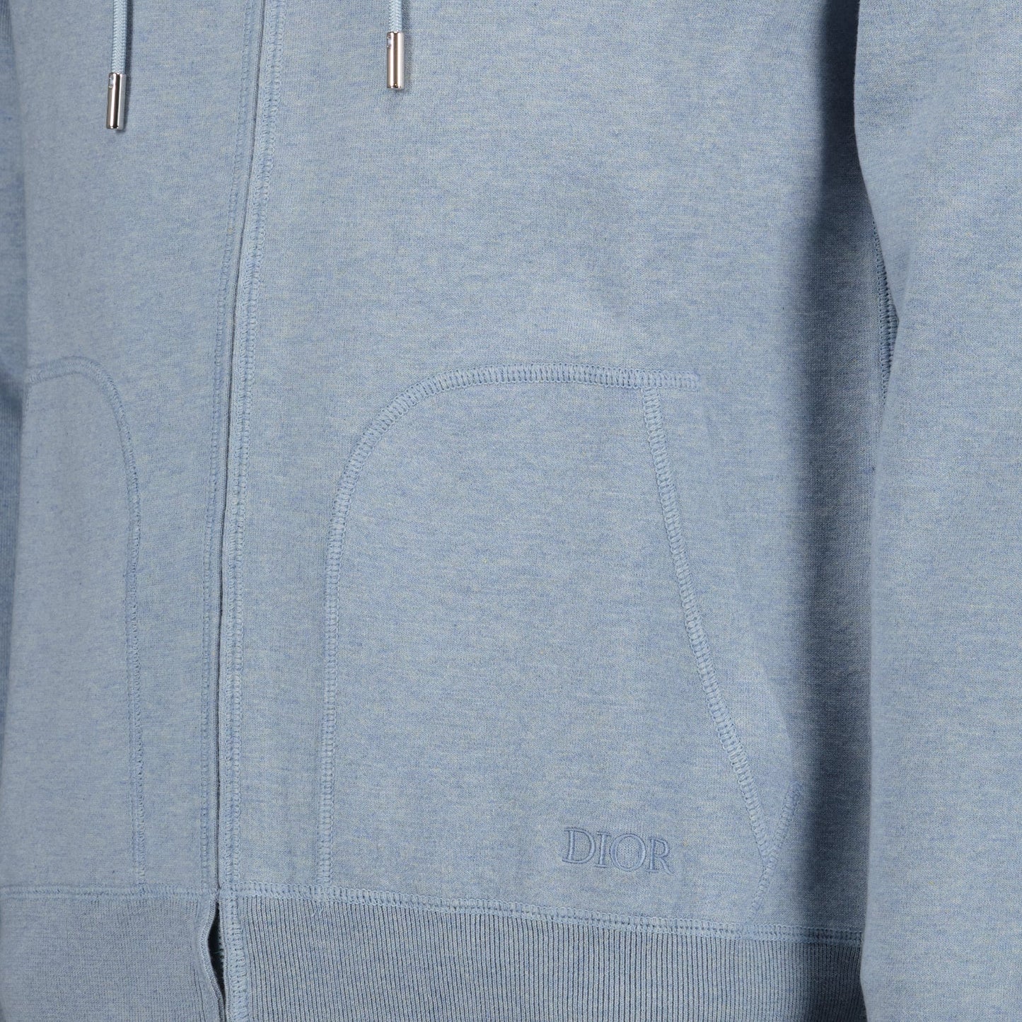 Oblique zipped sweatshirt