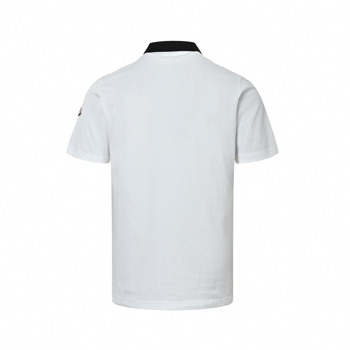 Two-Tone Piqué Polo - White/Black