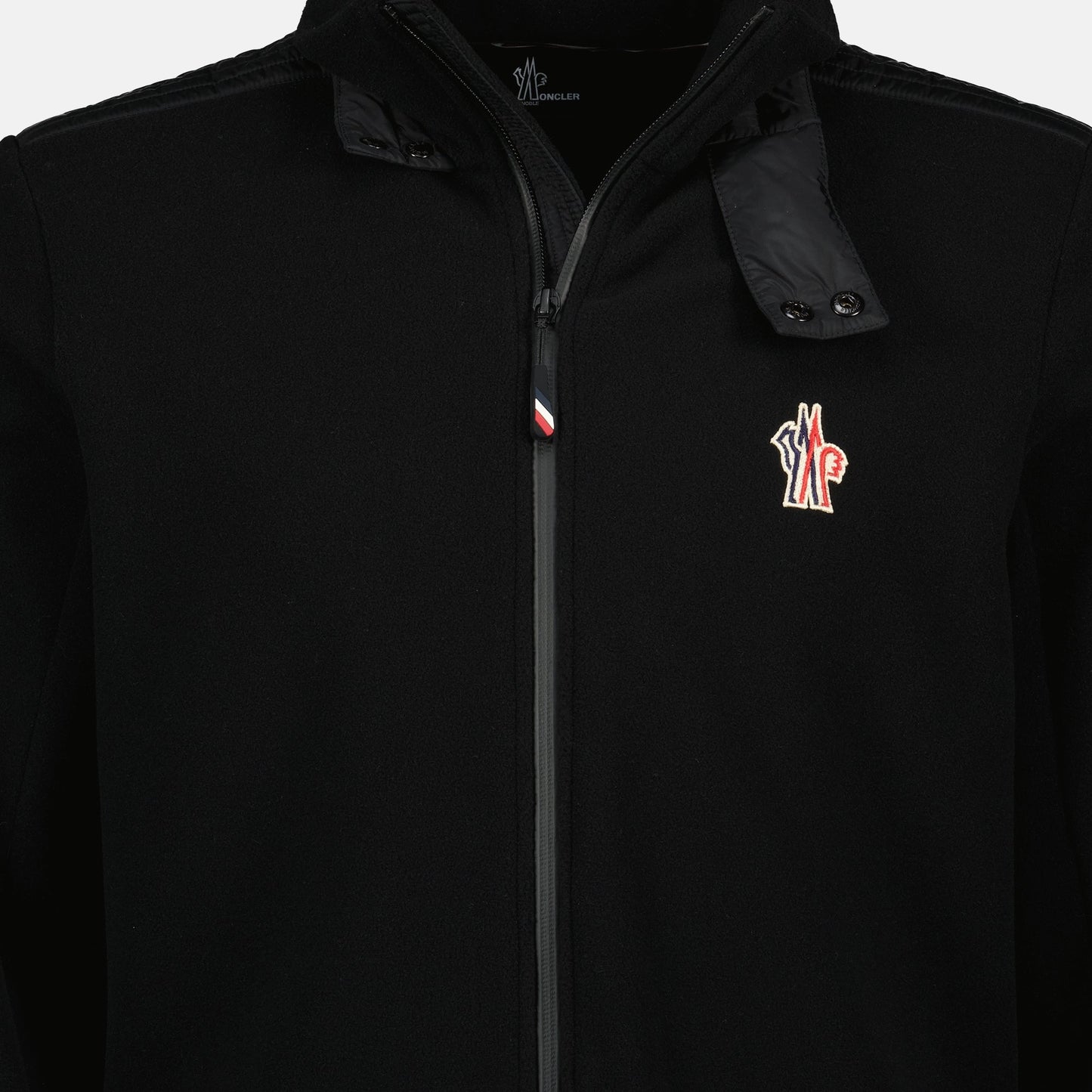 Black Fleece Zip-Up Sweatshirt