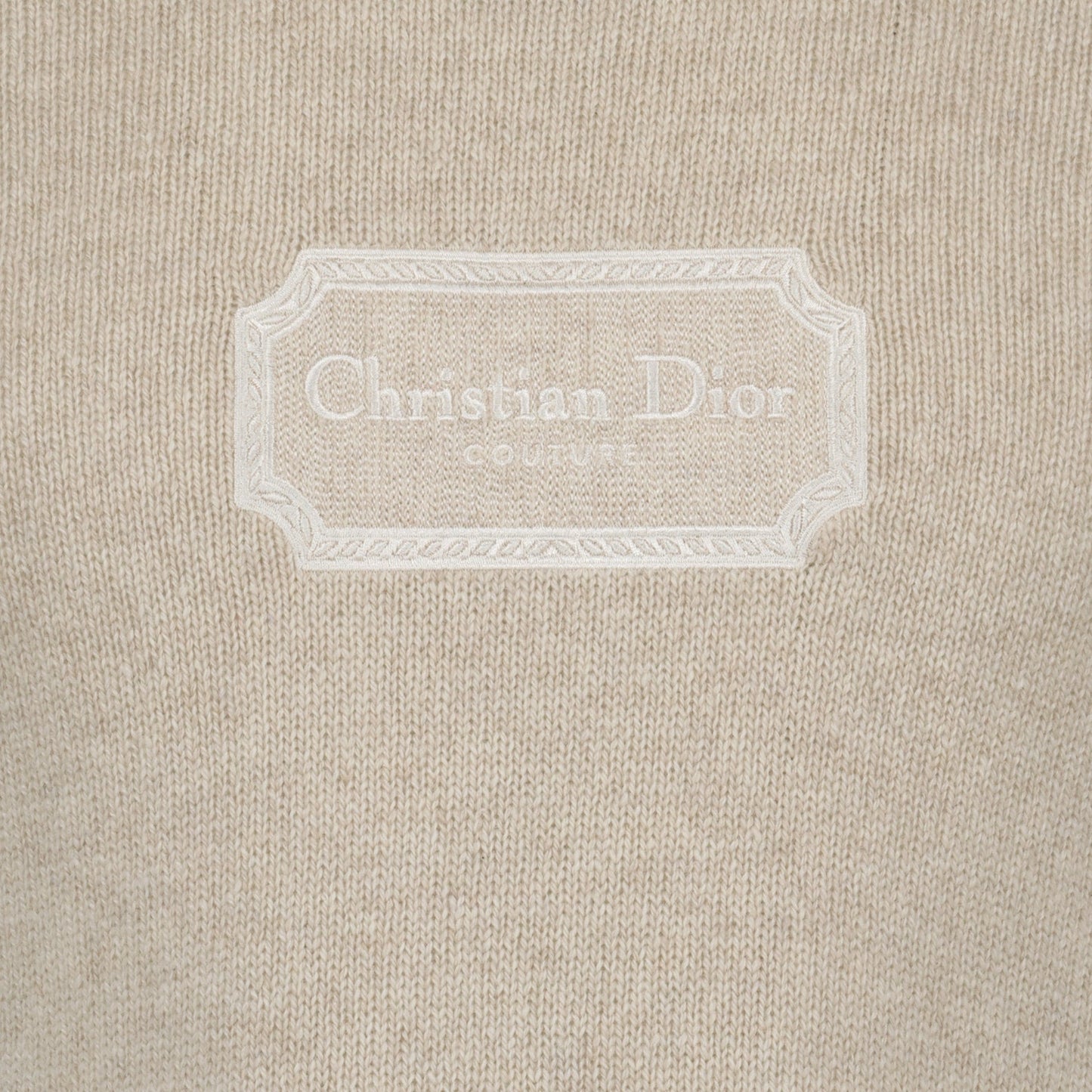 Couture cashmere sweater