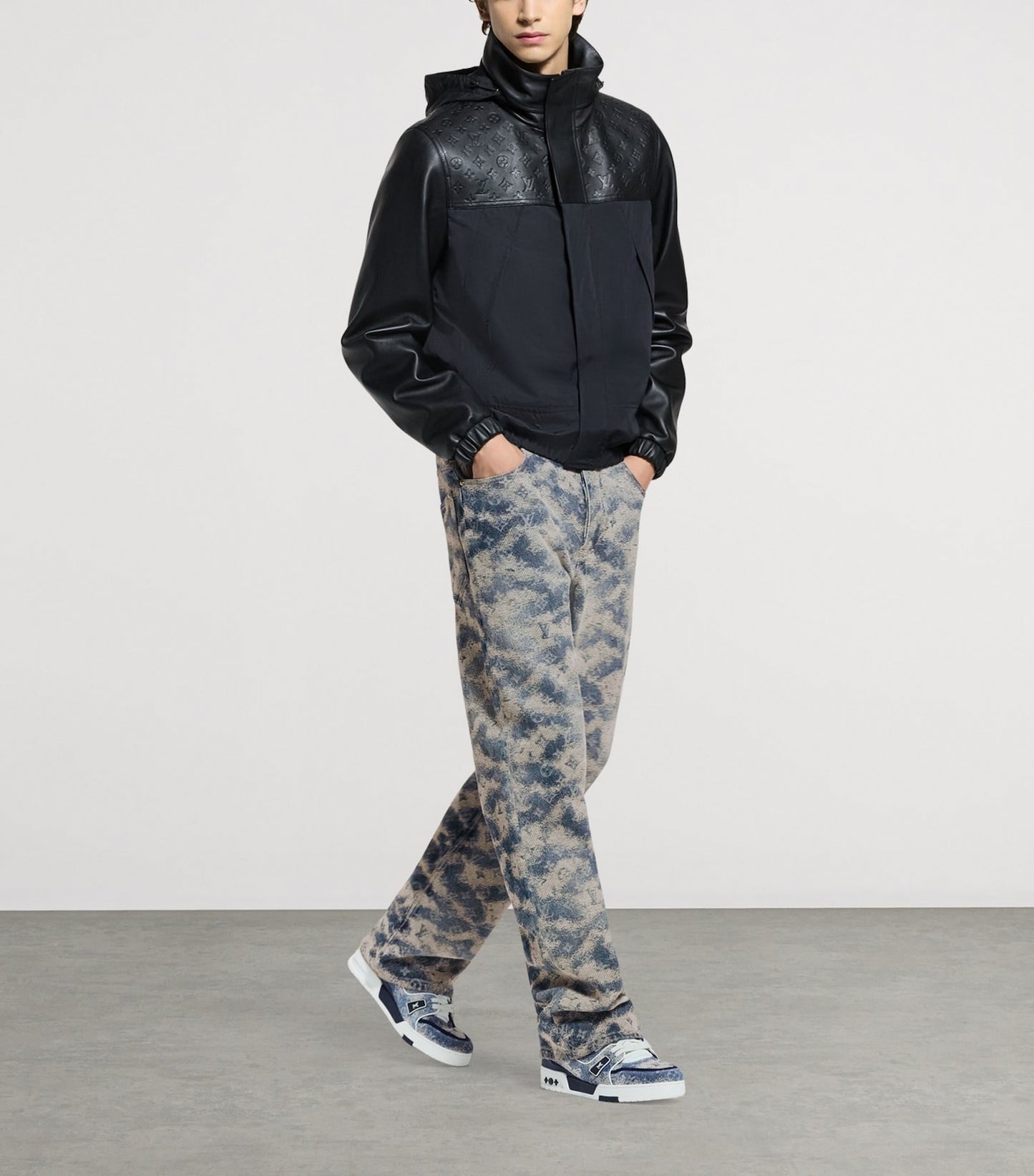 Denim LV Low-Top Sneakers