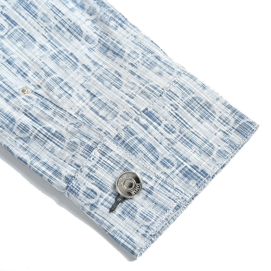 Jacquard Oblique Workwear Shirt