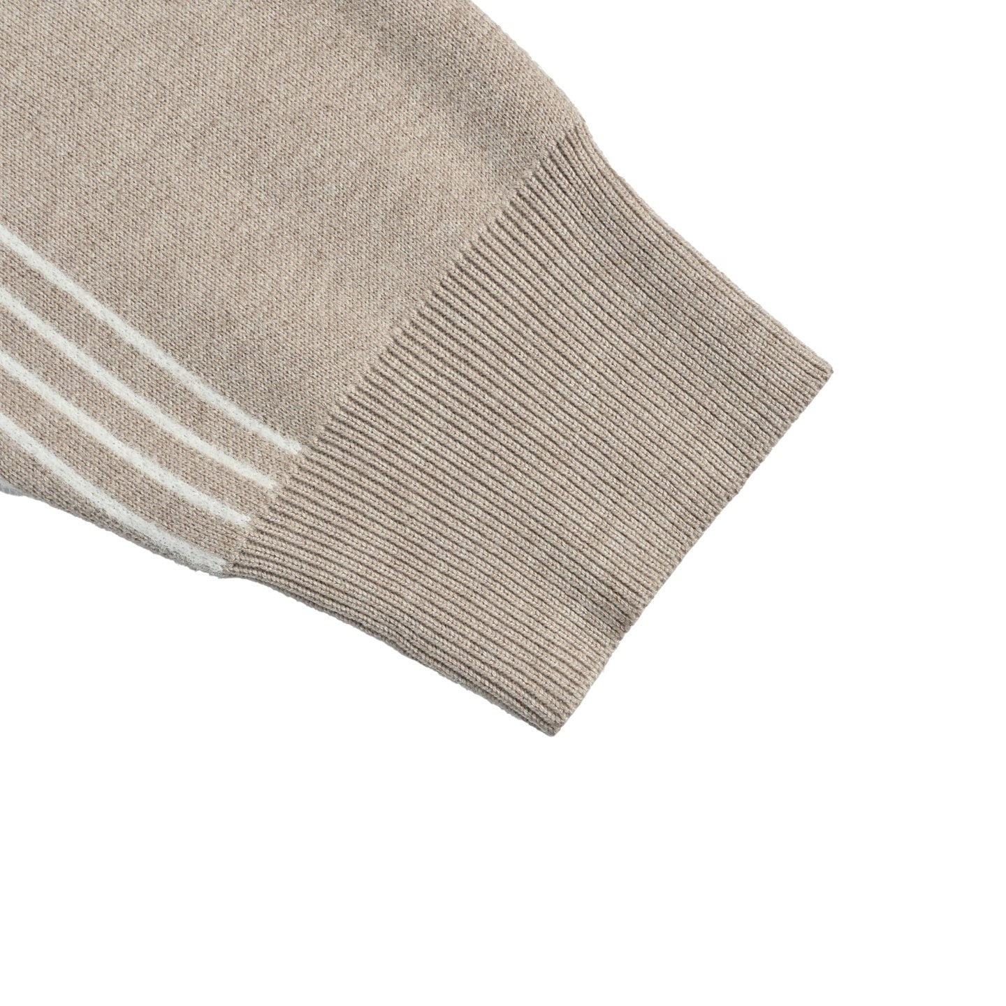 Monogram Jacquard Half-Zip Sweater