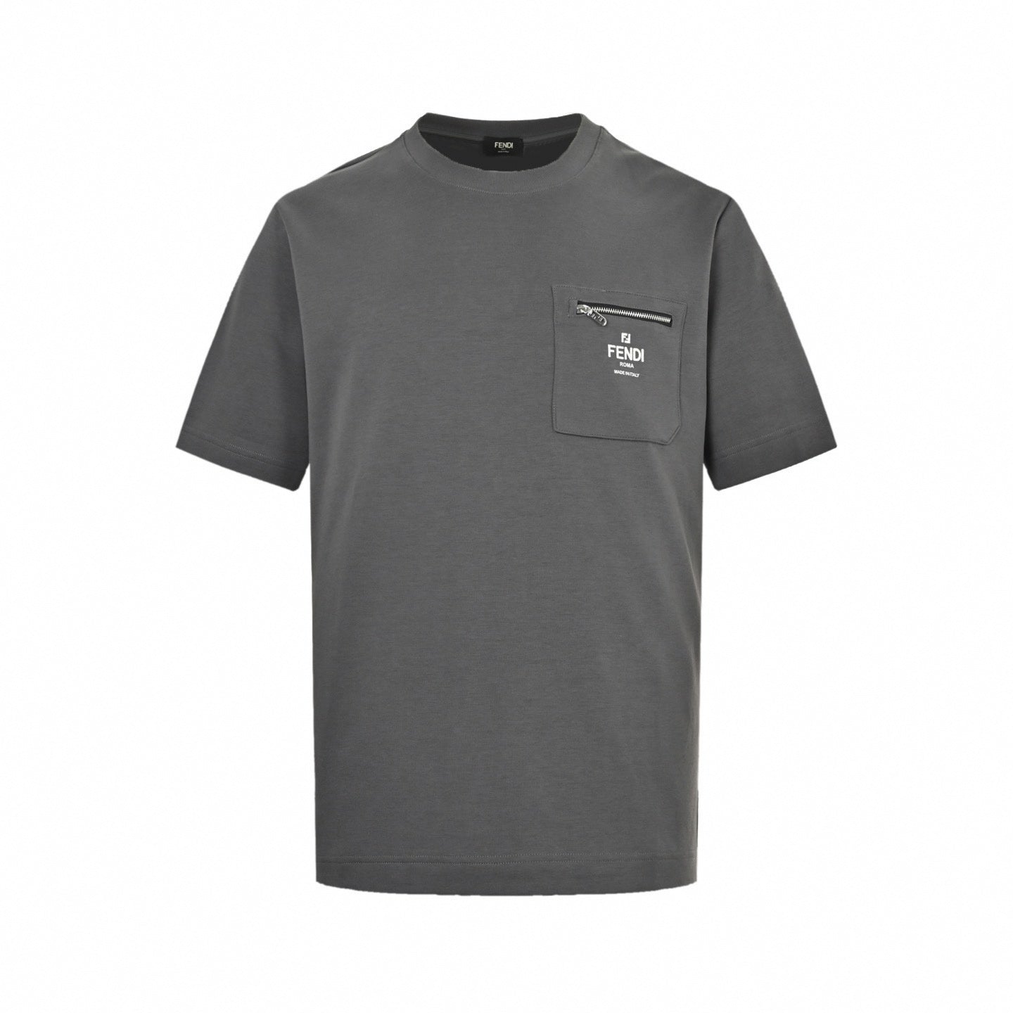 Zipped Pocket T-Shirt | Dark Grey – HauteRoma