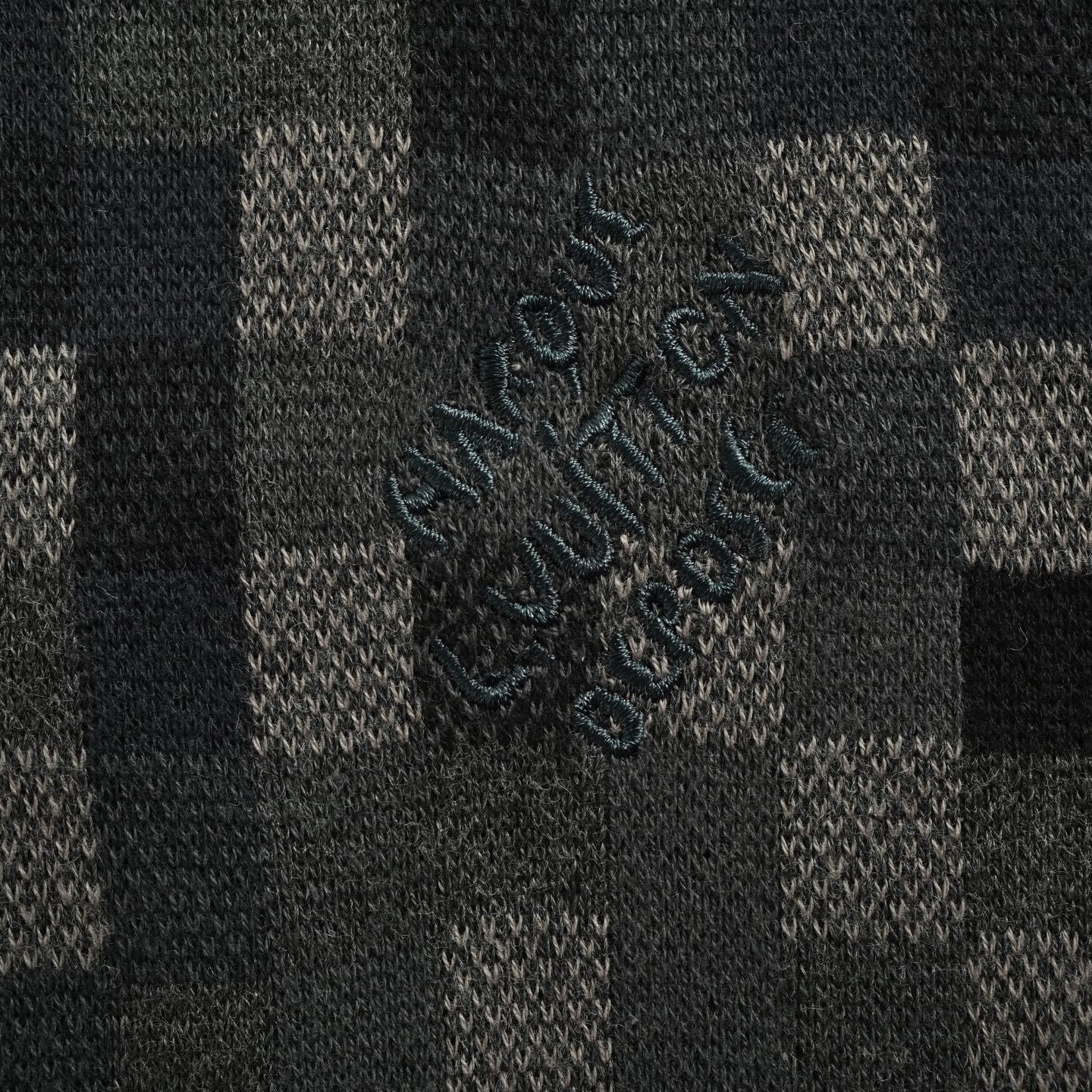 Pixelated Damier Gradient Crewneck