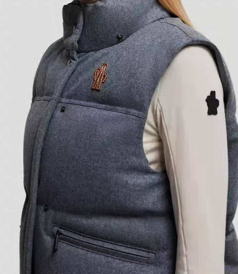 Convertible Puffer Jacket - Slate Grey