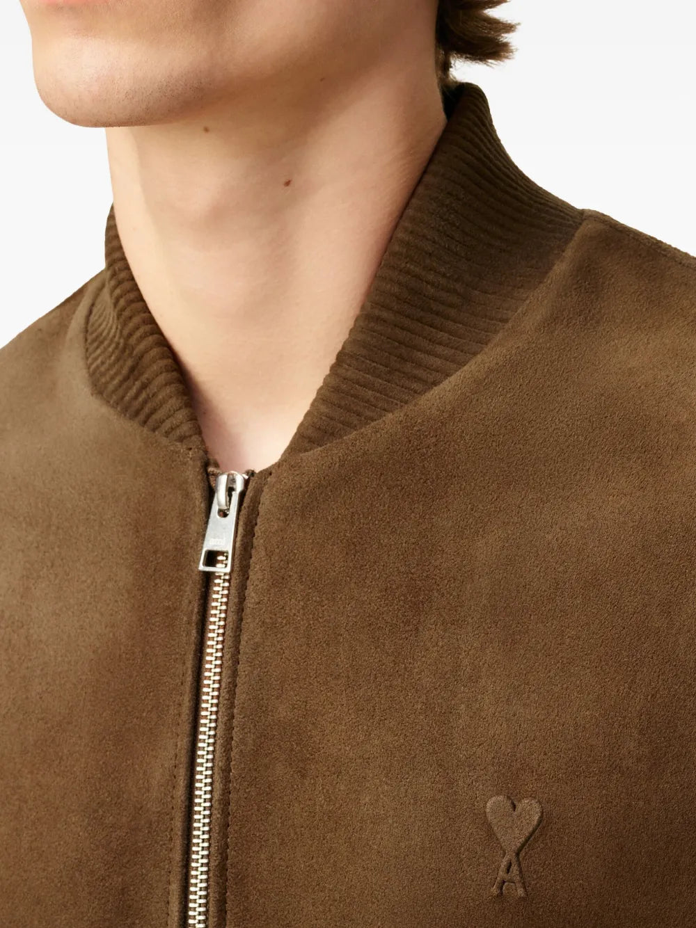 Suede Leather Bomber