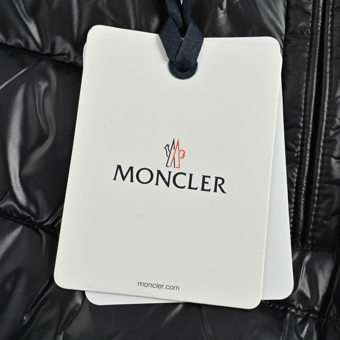 Glossy Quilted Puffer Jacket | Black