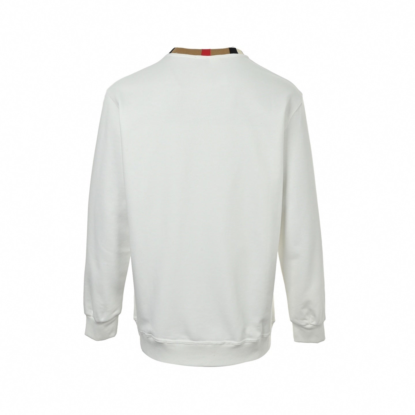 Icon Stripe Collar Cotton Sweatshirt