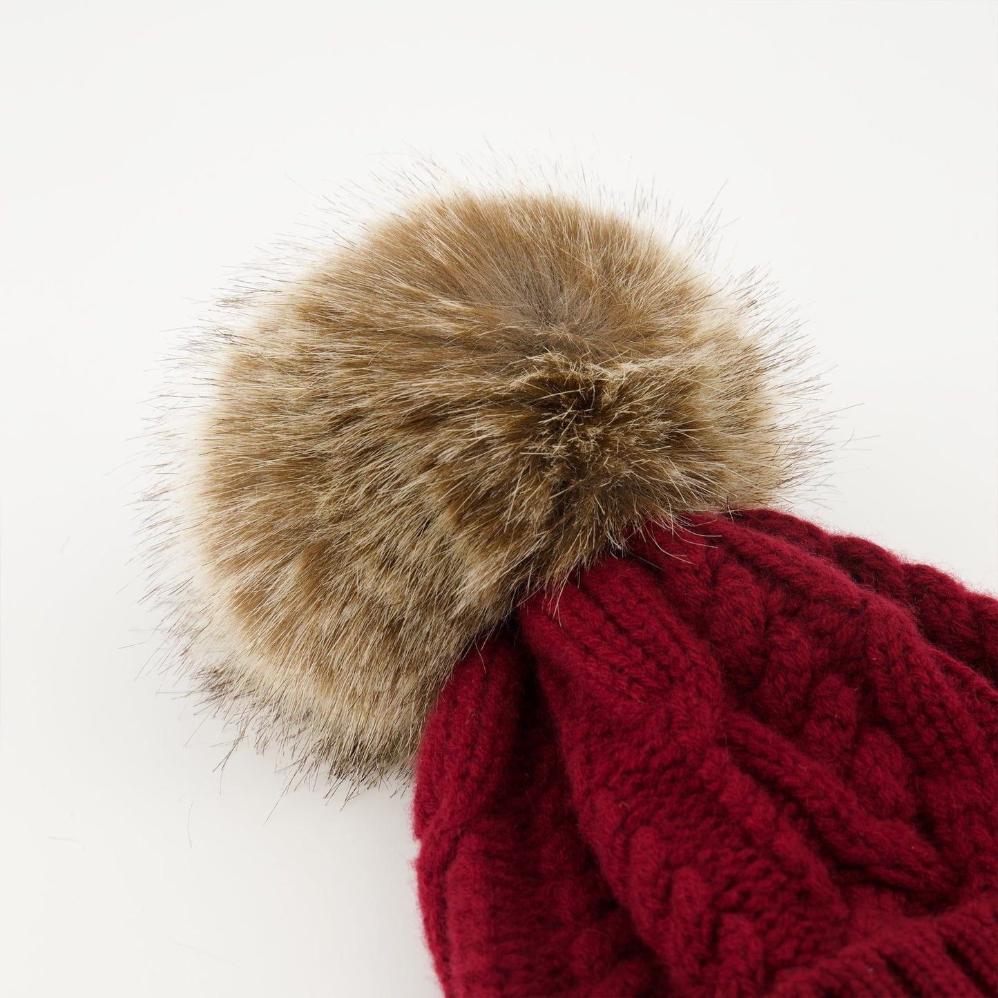 Cashmere Beanie with Pom Pom