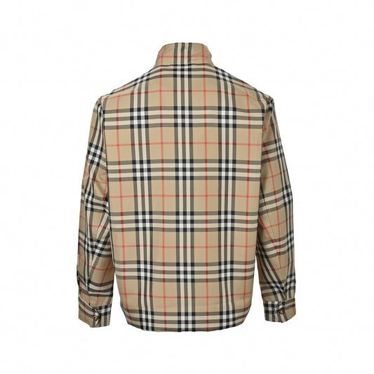 Vintage Check Harrington Jacket | Beige