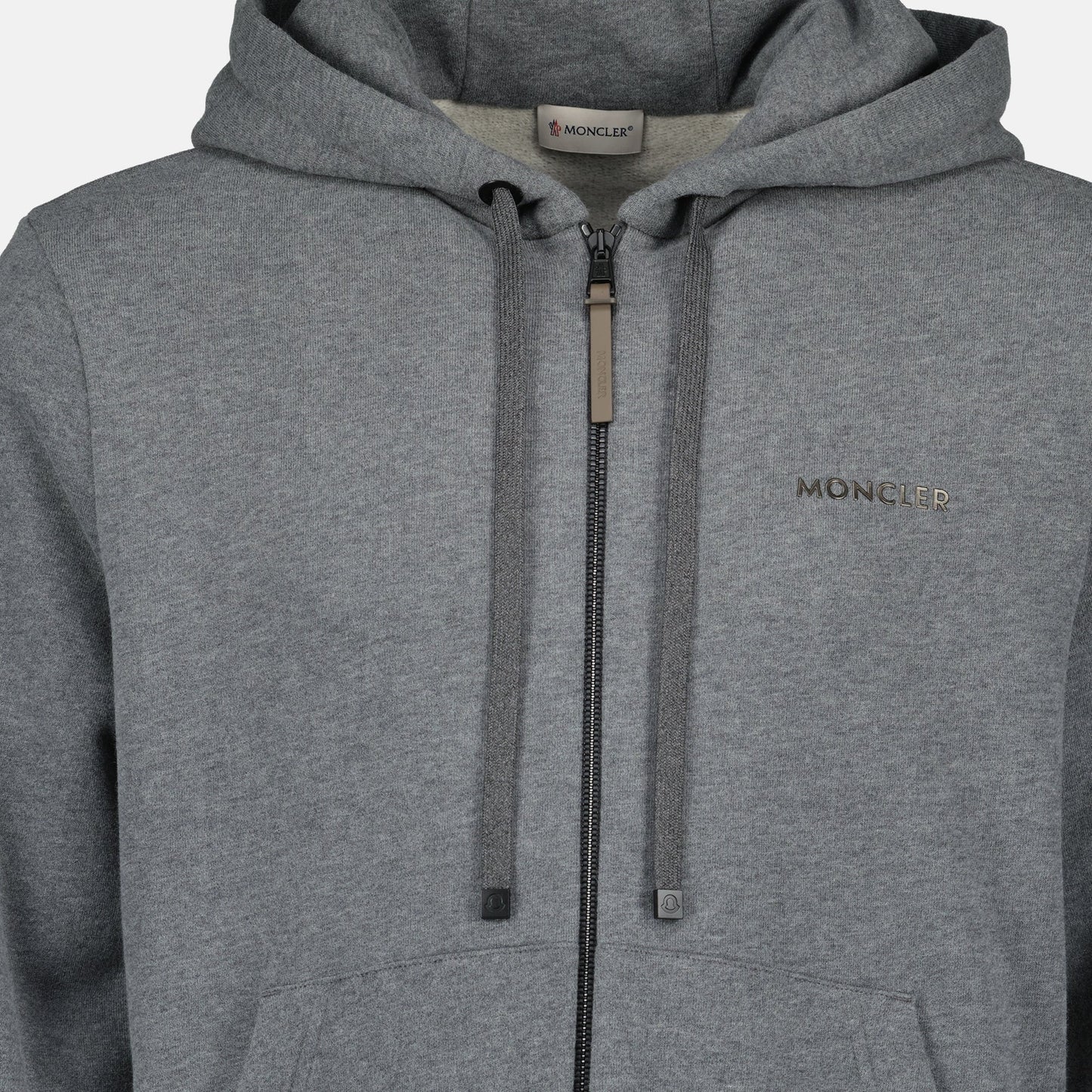 Gray Zipped Sweatshirt