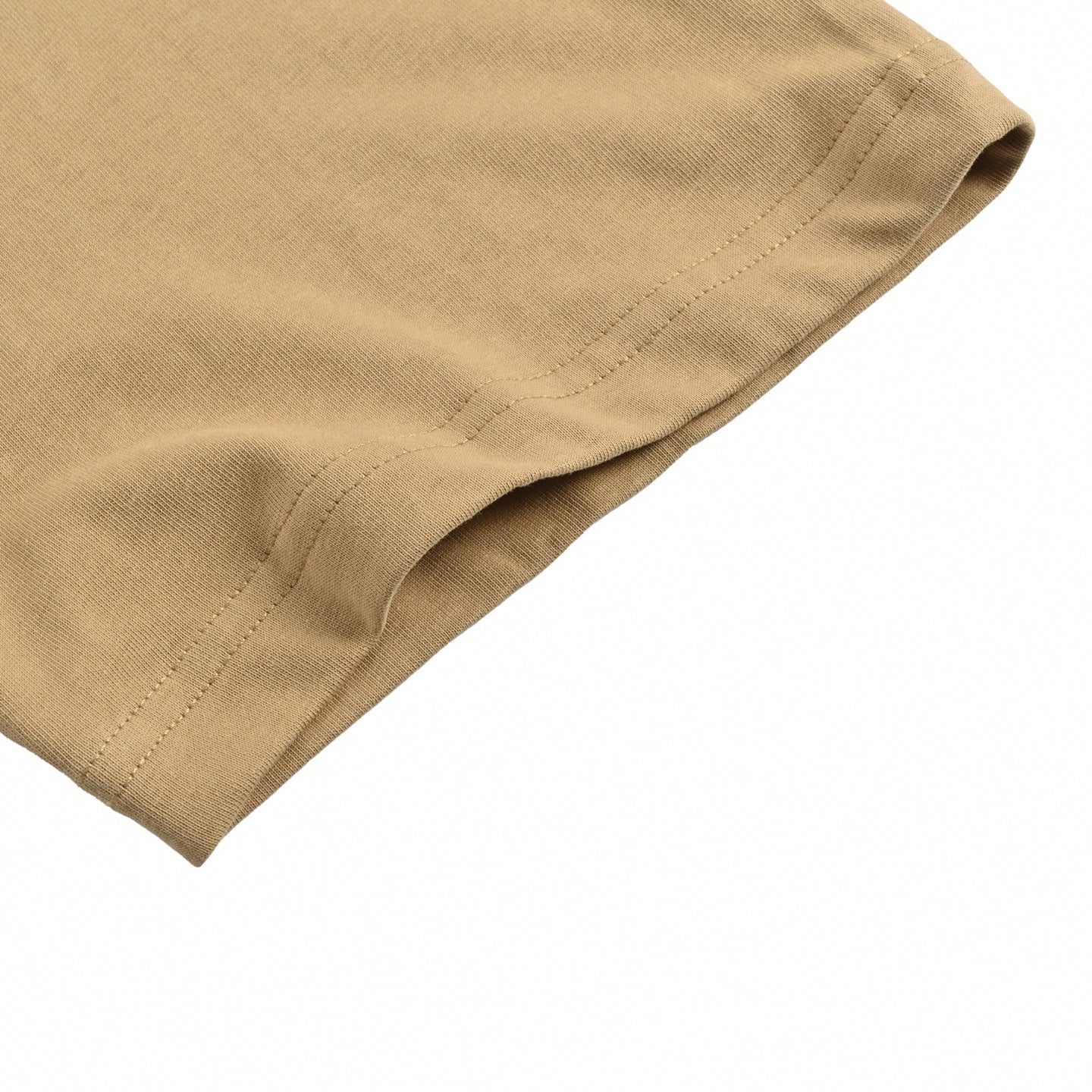 Braided Heart Logo Tee - Beige