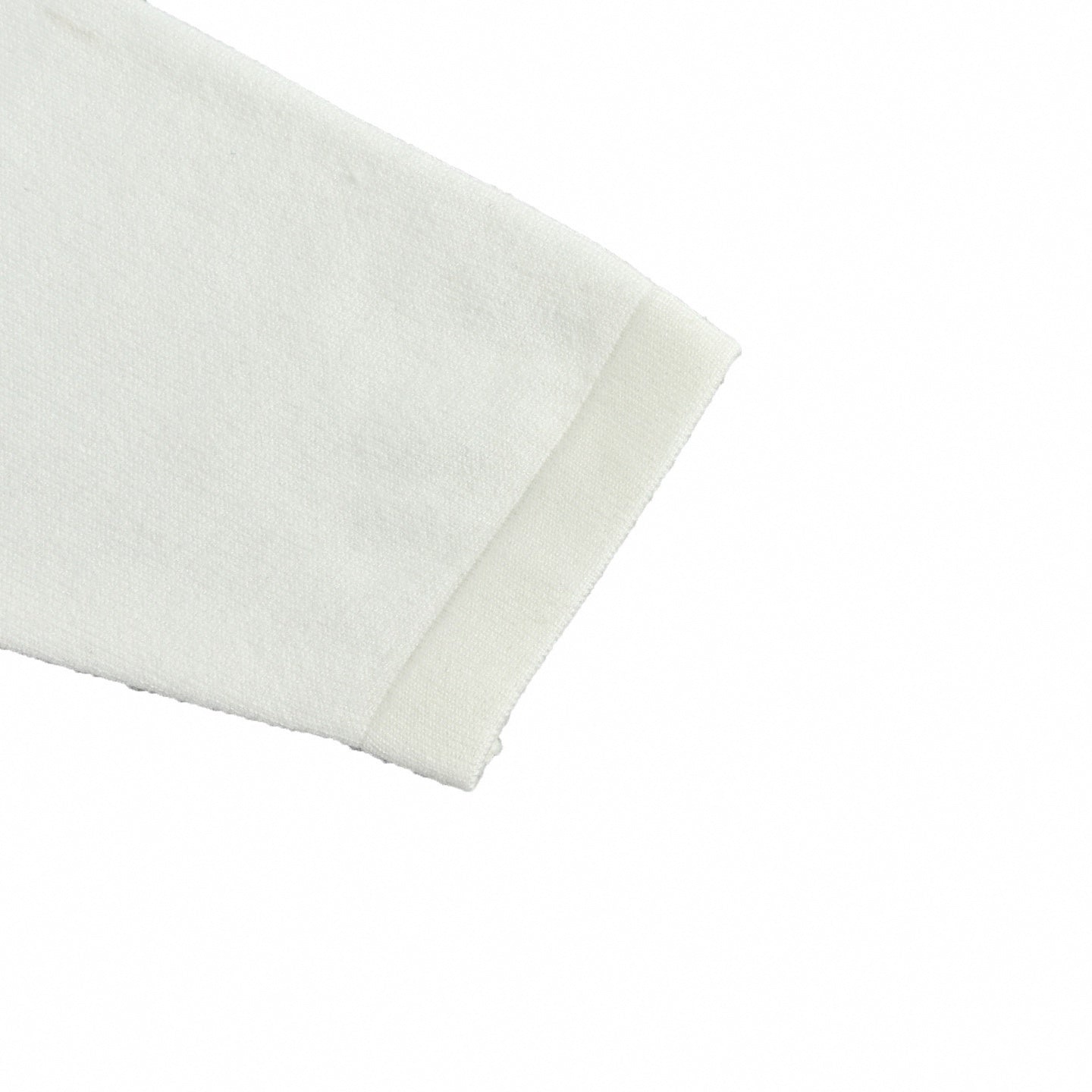 Signature Band Cotton Knit Crewneck | White