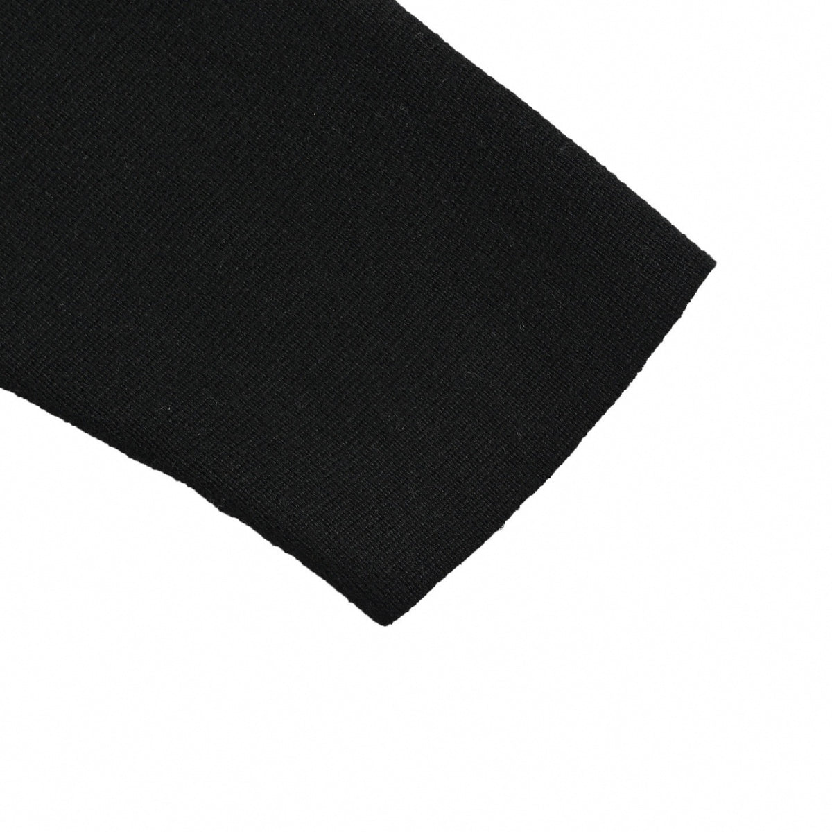 CD Embossed Full-Zip Stand-Collar Knit Sweater Jacket in Jet Black