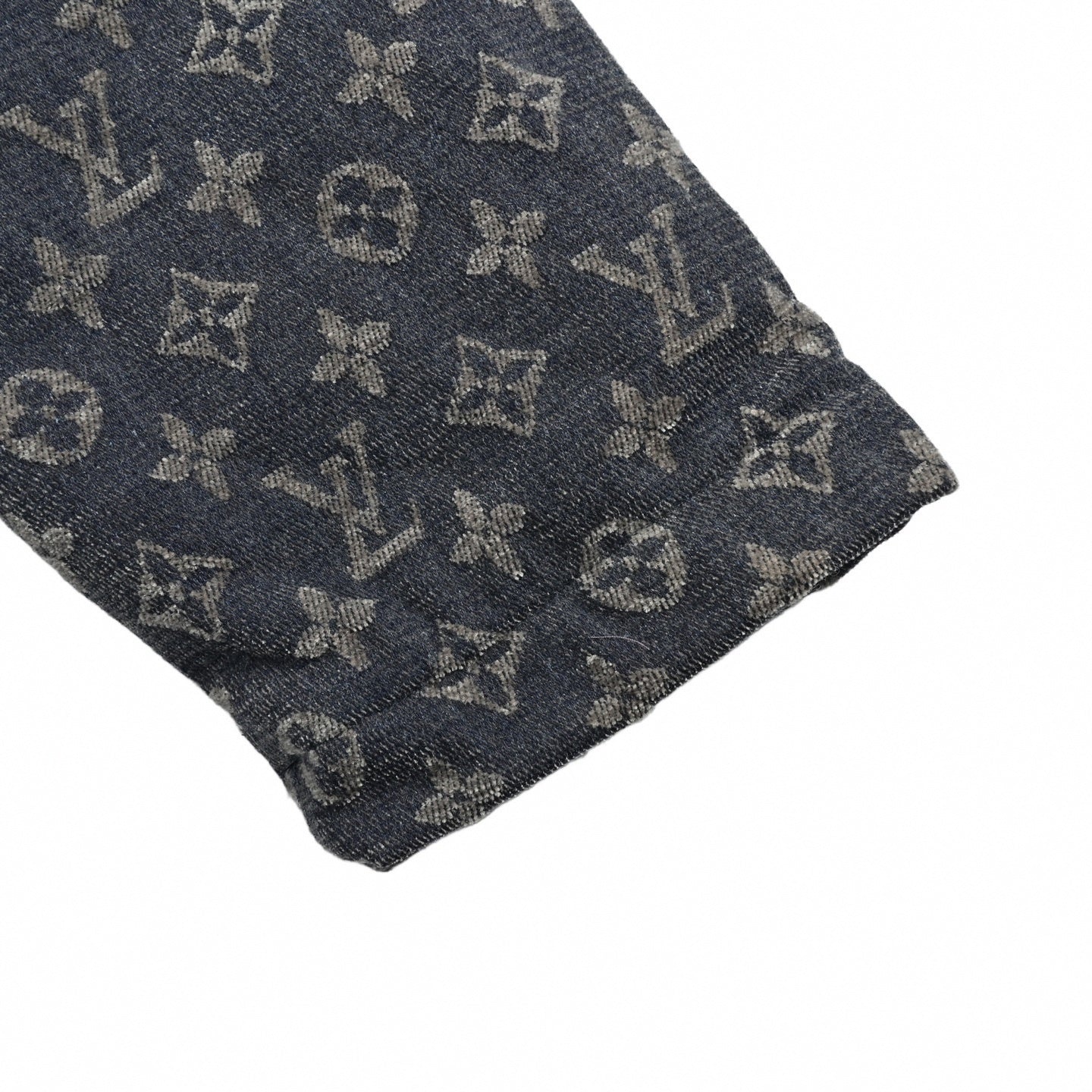 Monogram Tapestry Jacquard Hooded Jacket | Dark Grey