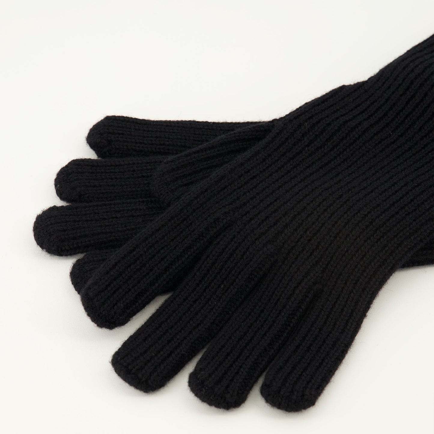 Black Wool Gloves