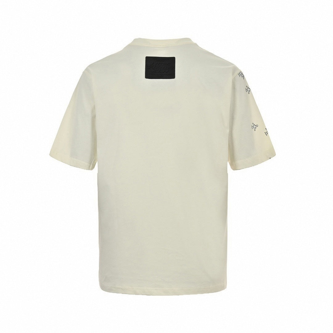 Airplane Motif LV Logo T-Shirt