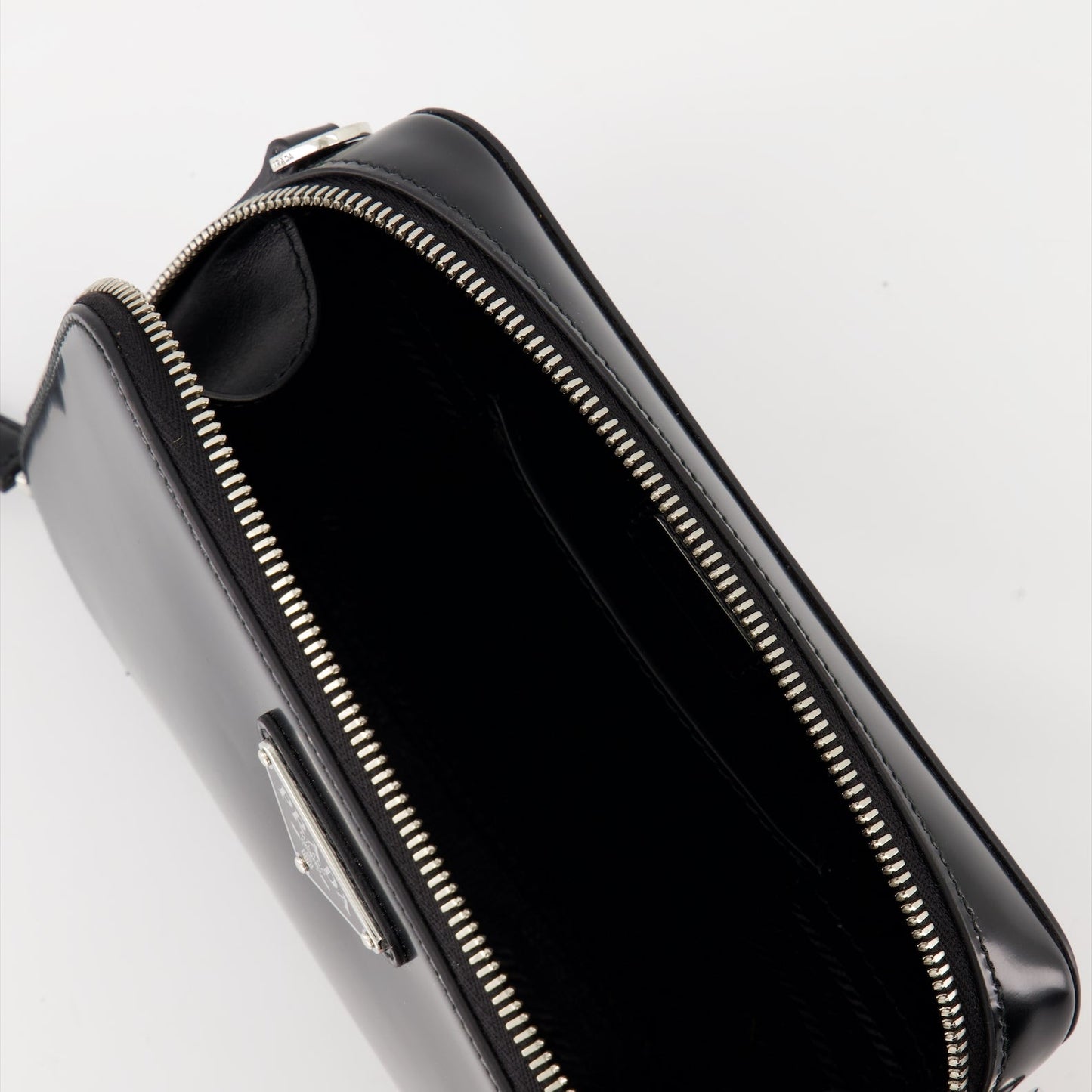 Brushed Leather Brick Bag