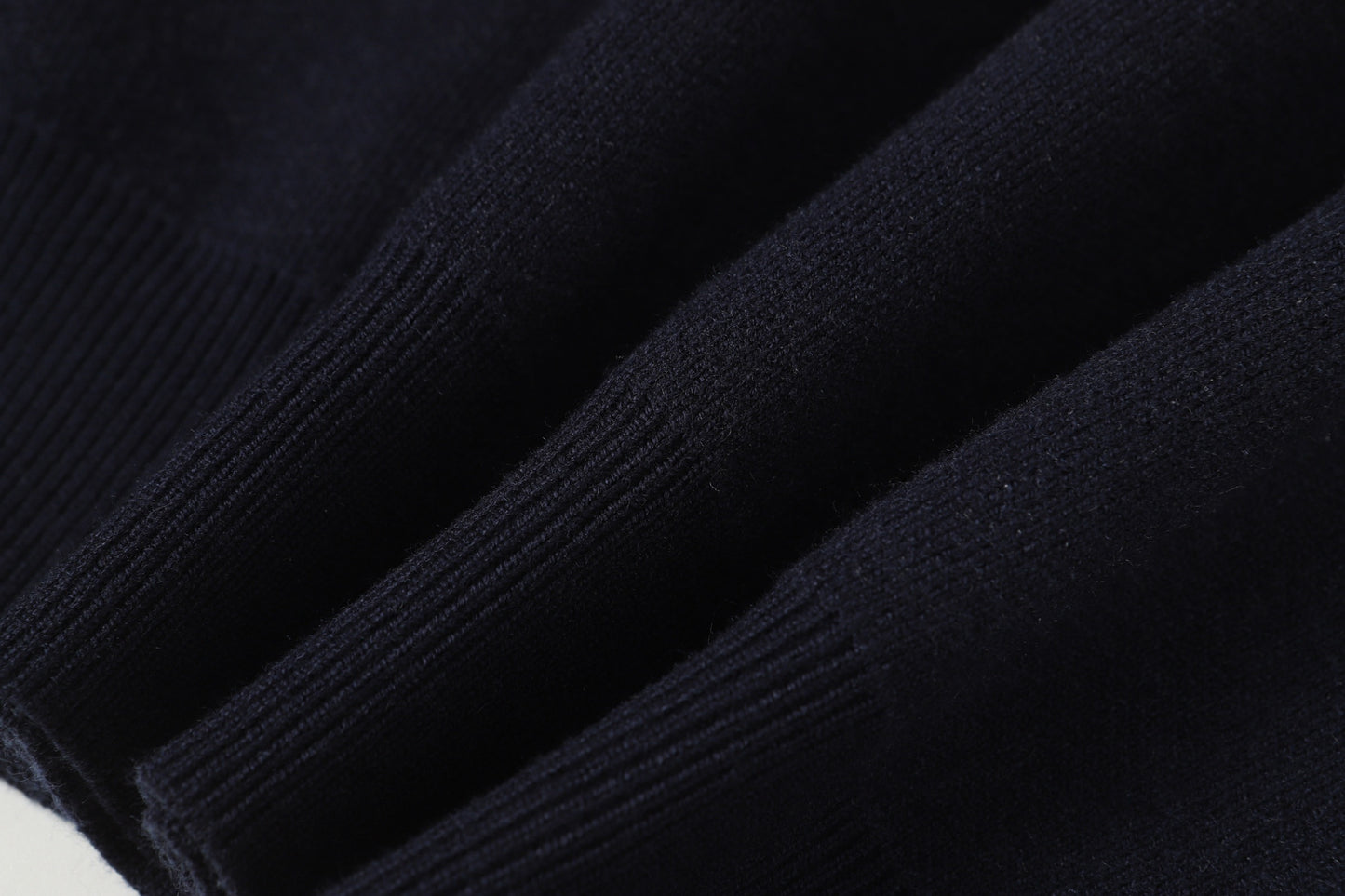 Scattered Monogram Intarsia Wool Crewneck | Navy