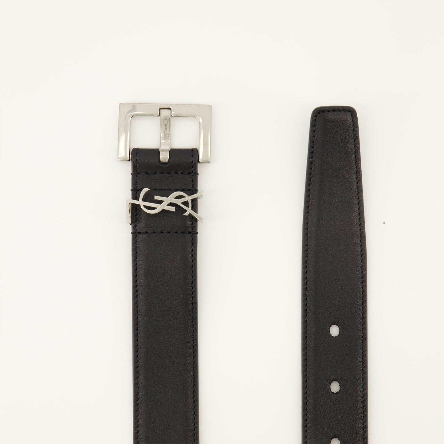 Cassandre Black Leather Belt
