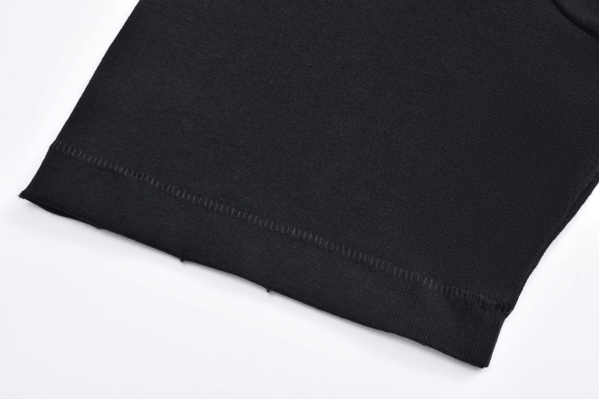 Couture Double side Logo T-Shirt - Black Distressed