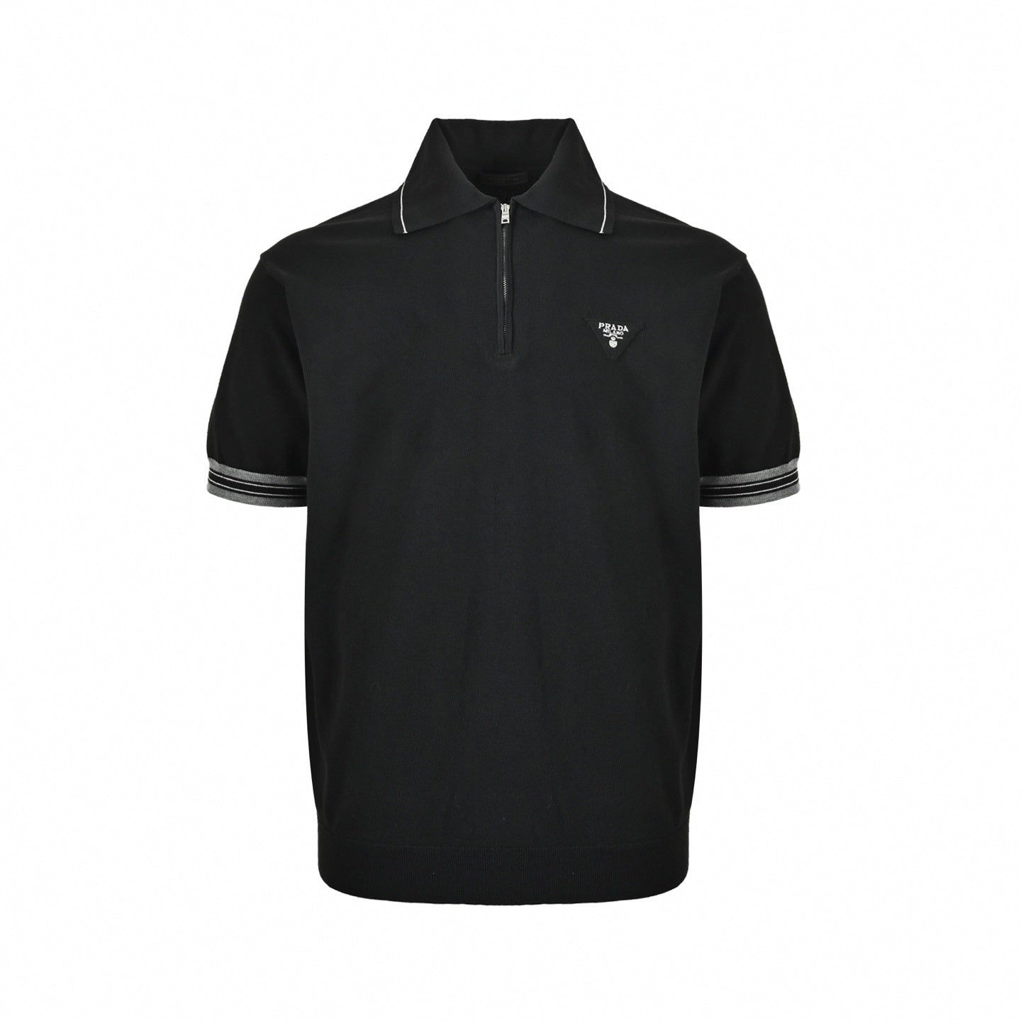 Half-Zip Logo Polo Shirt – HauteRoma