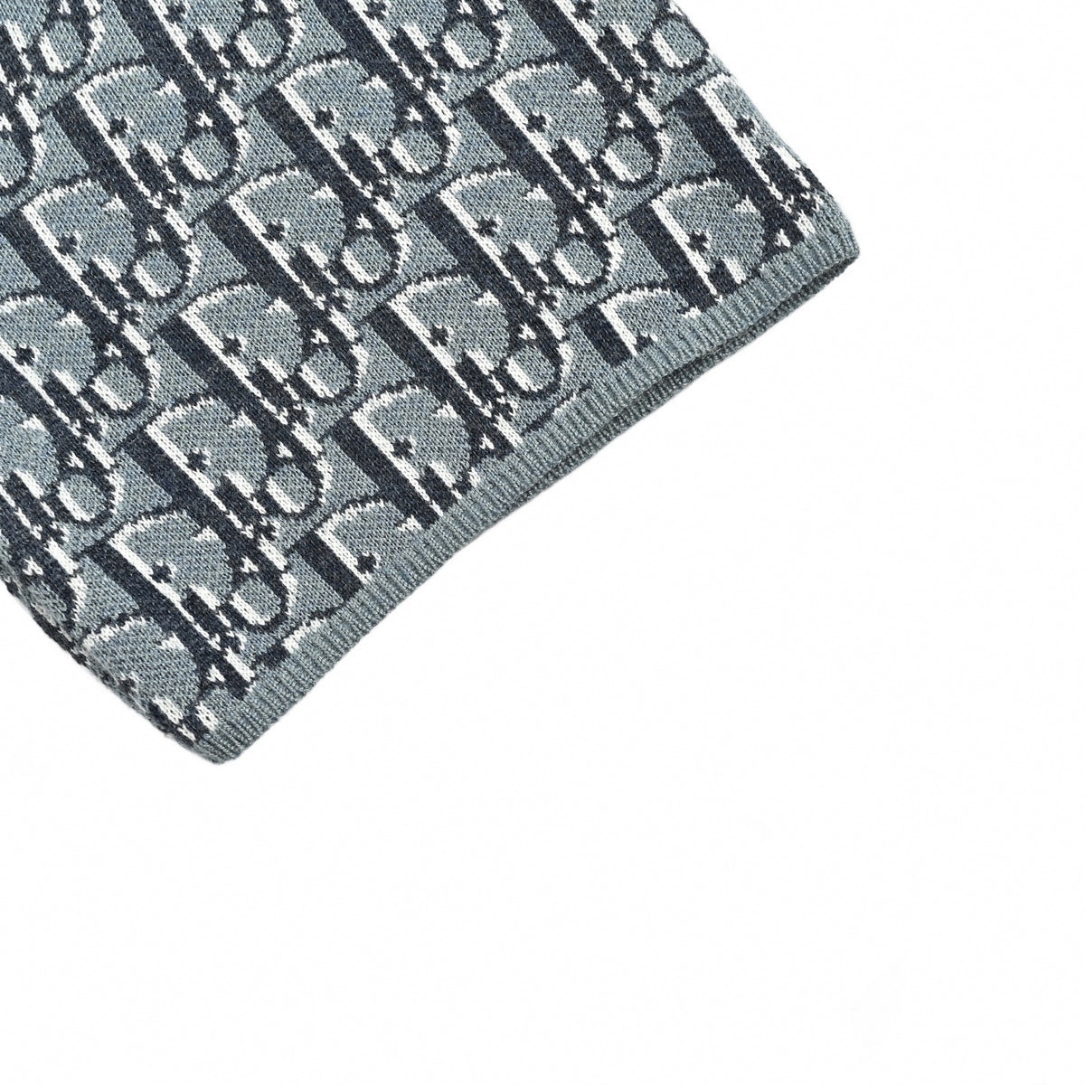 Slate Blue Dior Oblique Jacquard Tee