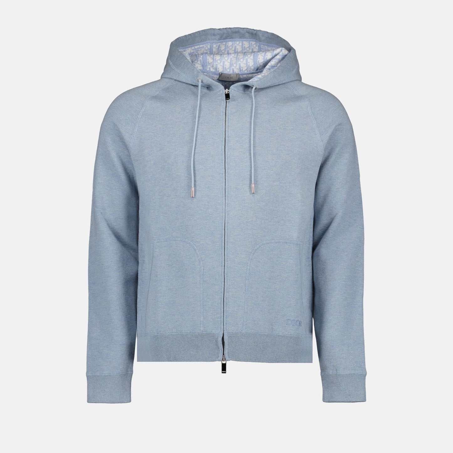 Oblique zipped sweatshirt