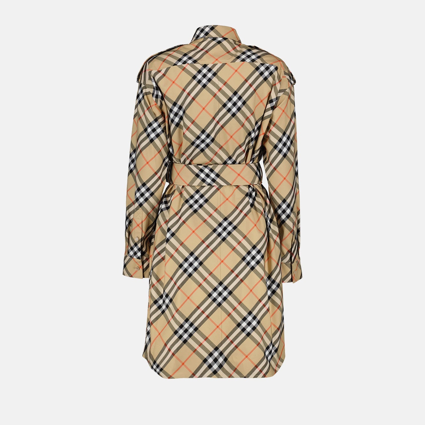 Checked Shirt Dress