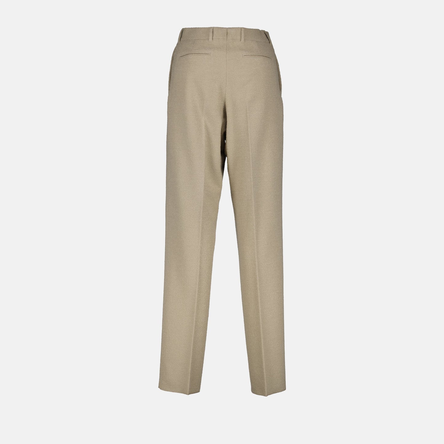 Wool Pleated Trousers