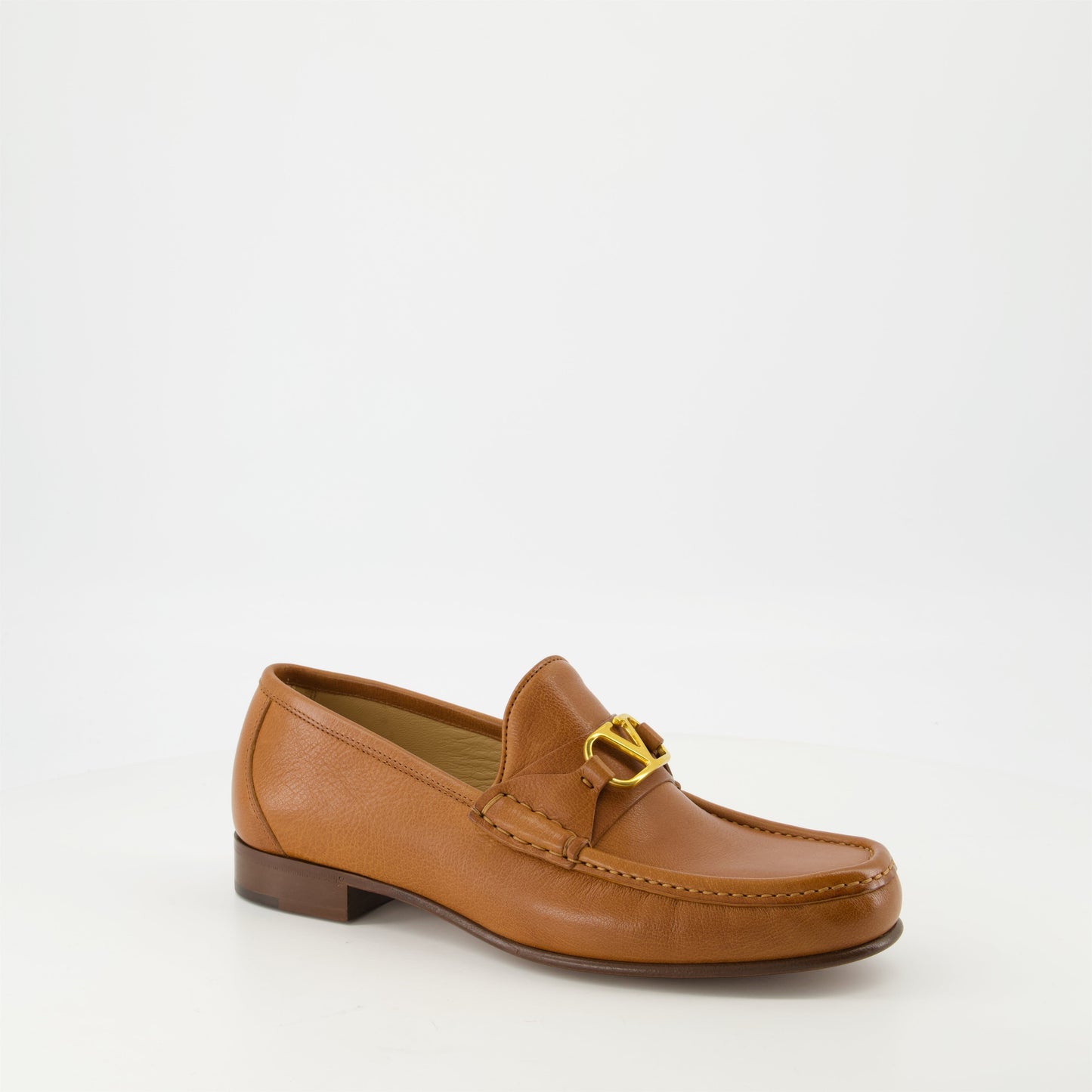 VLogo Brown Loafers