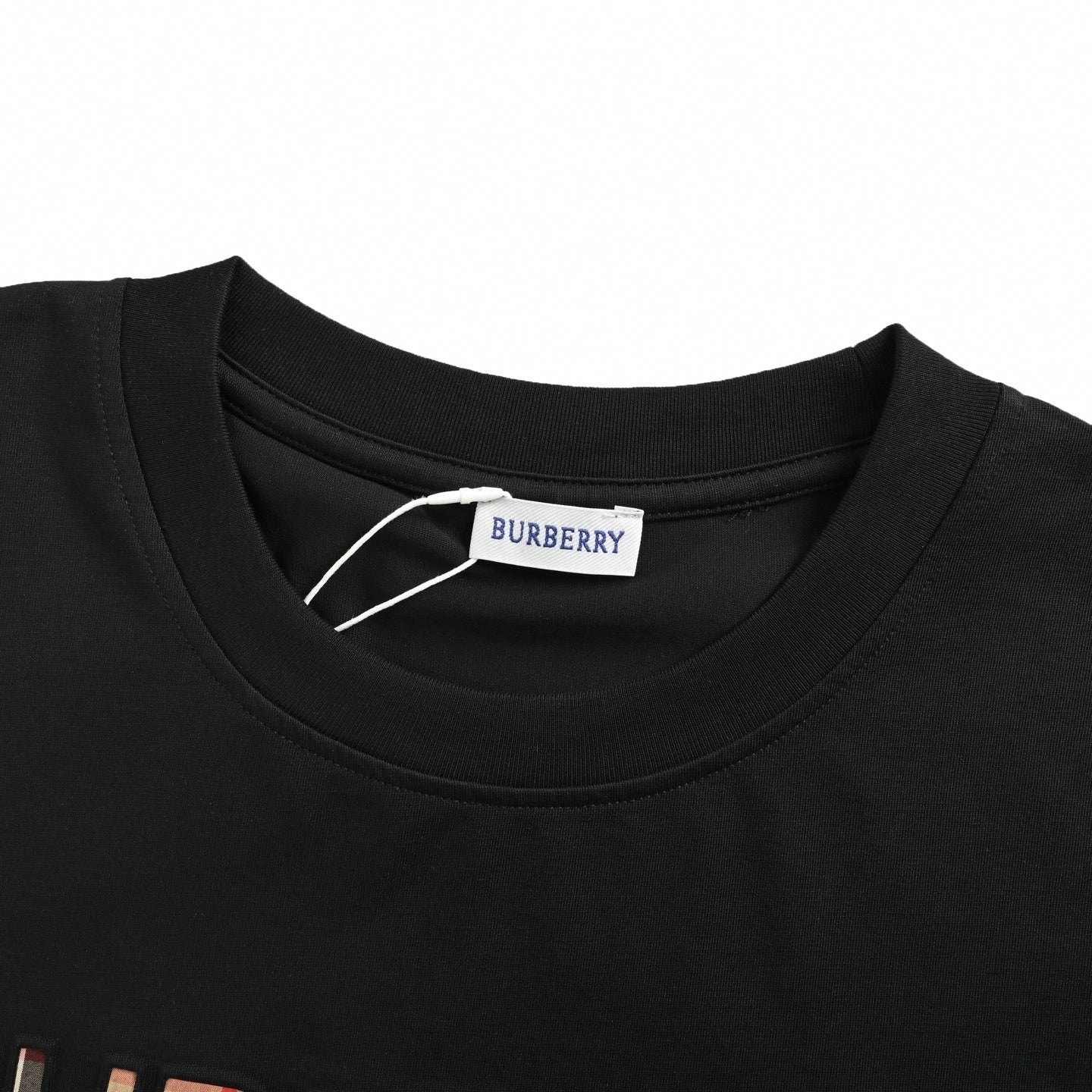 House Check Logo Tee | Black