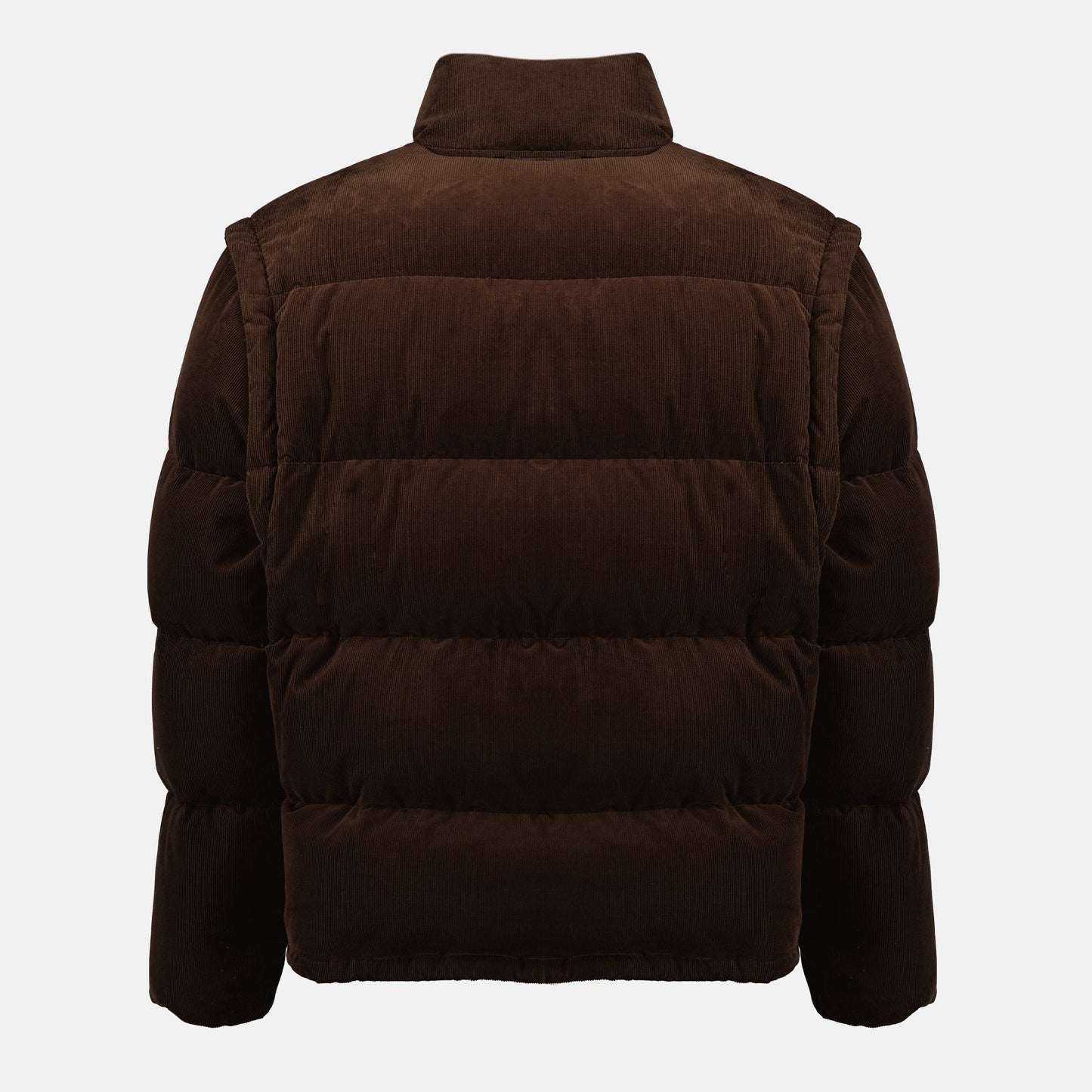 Brown Corduroy Puffer Jacket