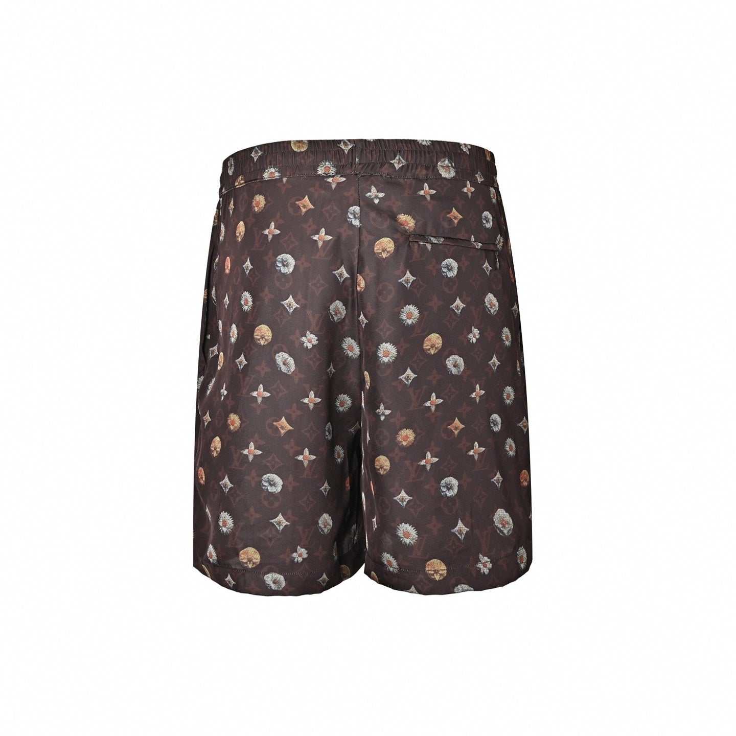Floral Monogram Athletic Shorts