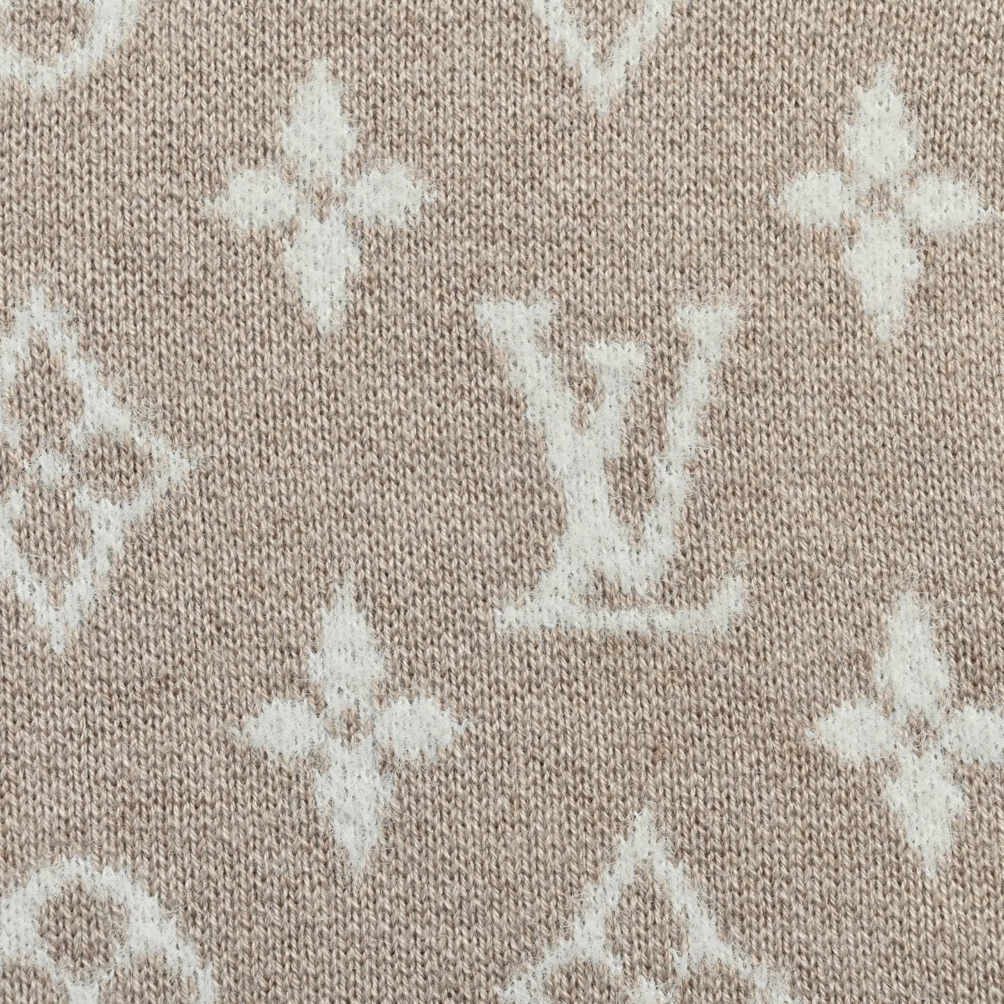 Monogram Jacquard Half-Zip Sweater