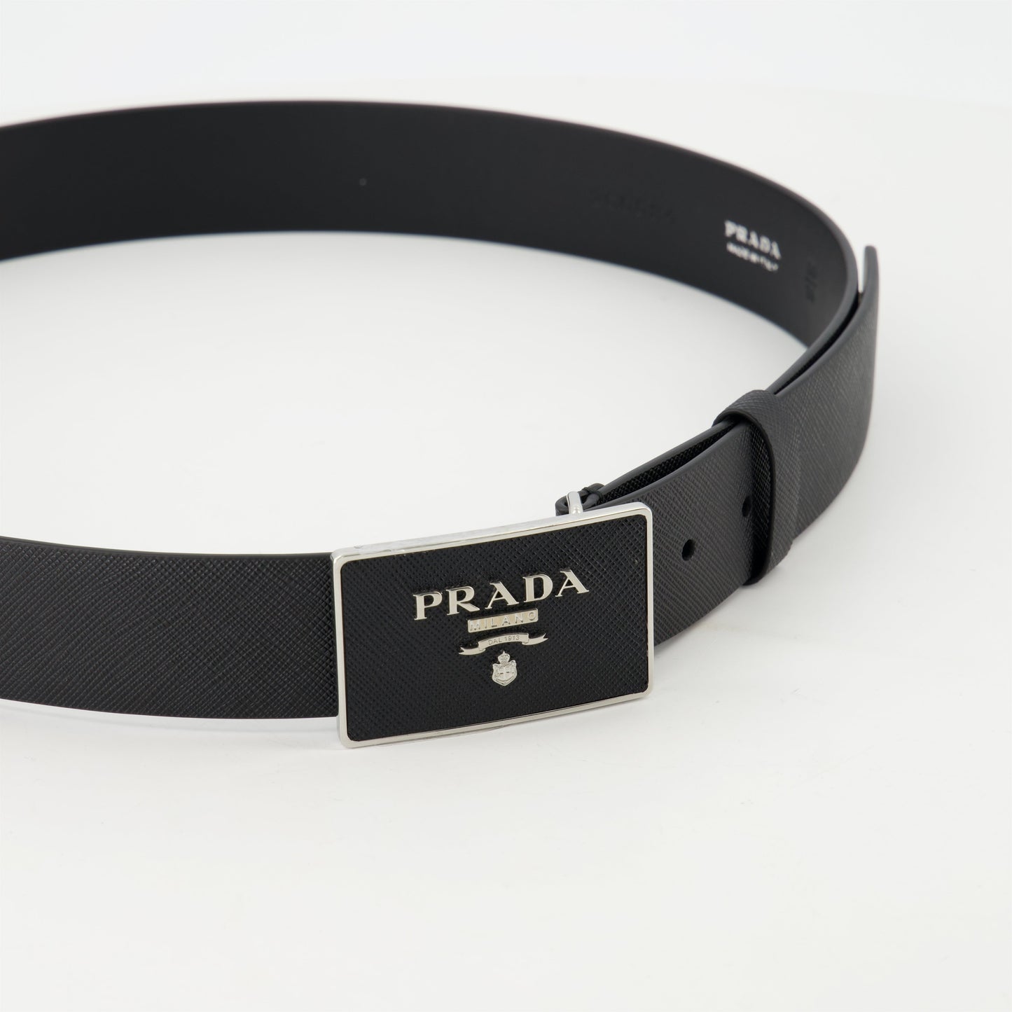 Saffiano Leather Belt