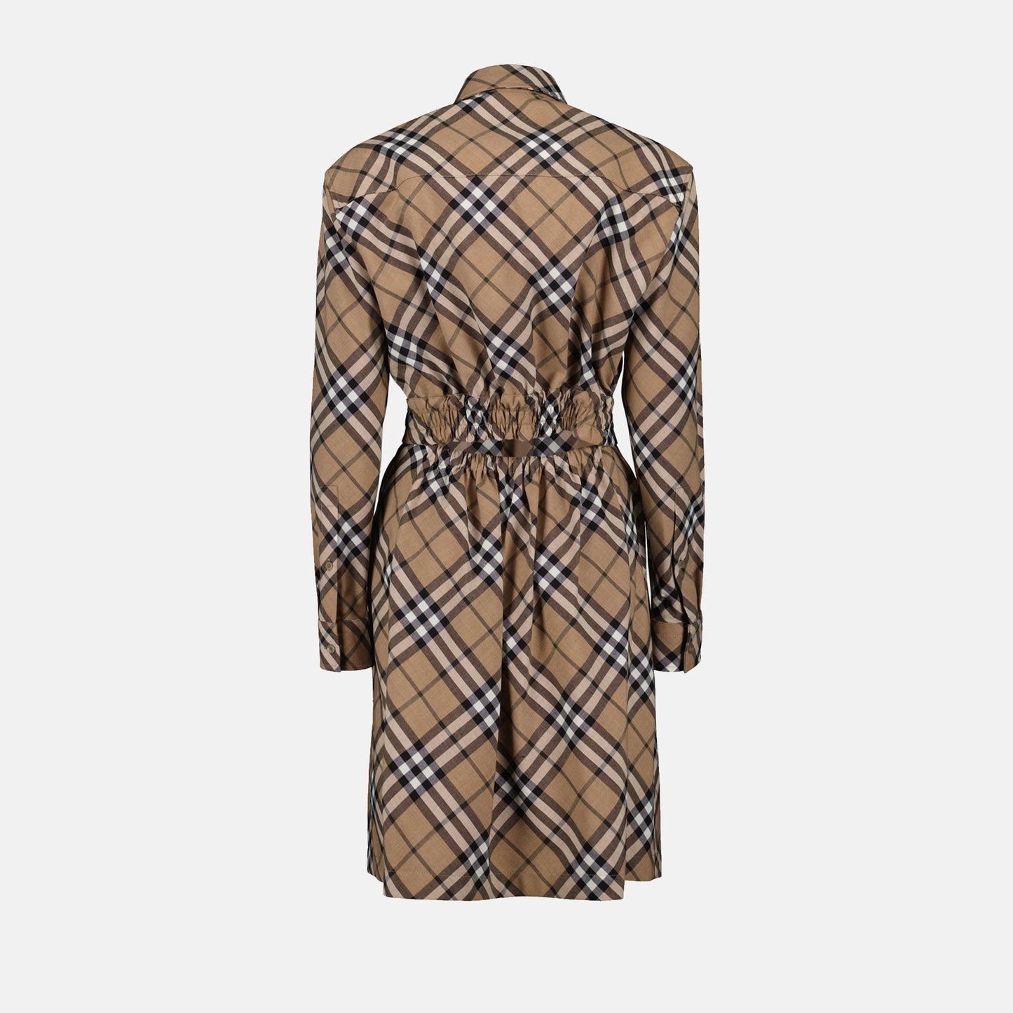 Checked Shirt Dress