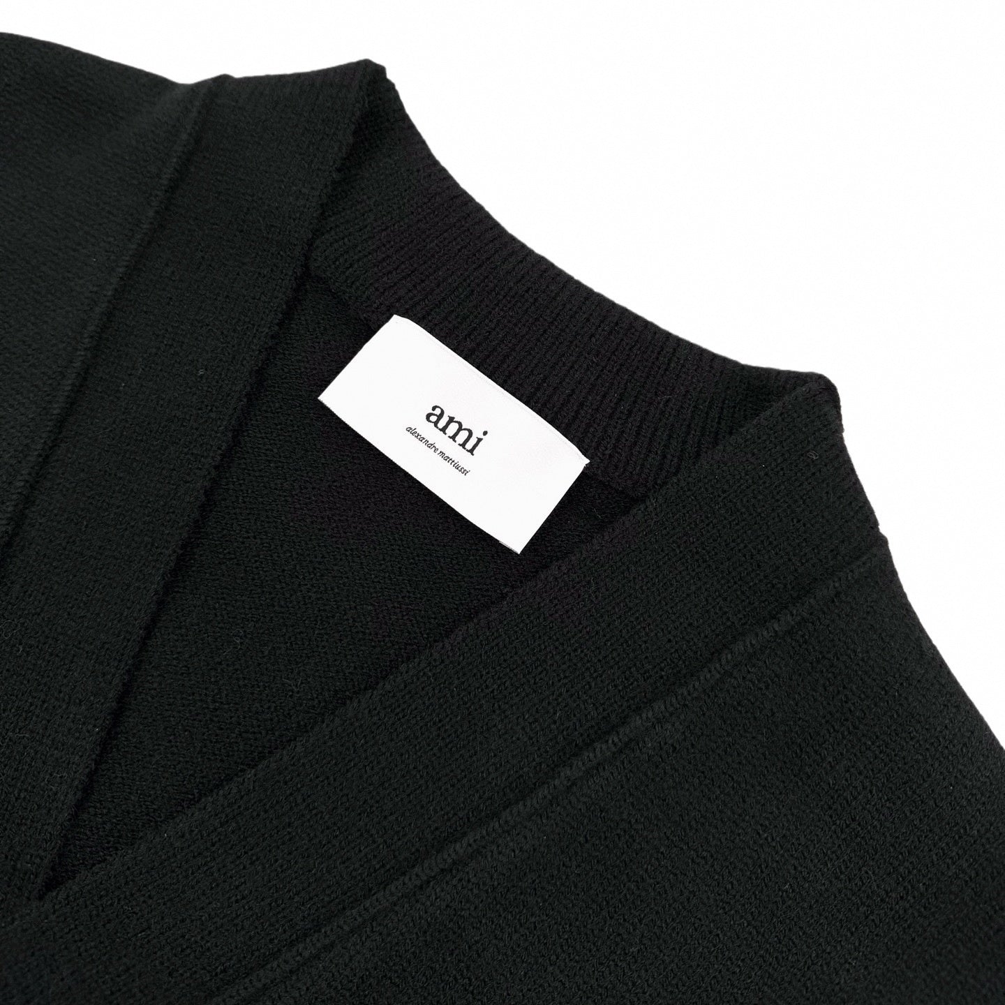 Oversized V-Neck Cardigan | Black