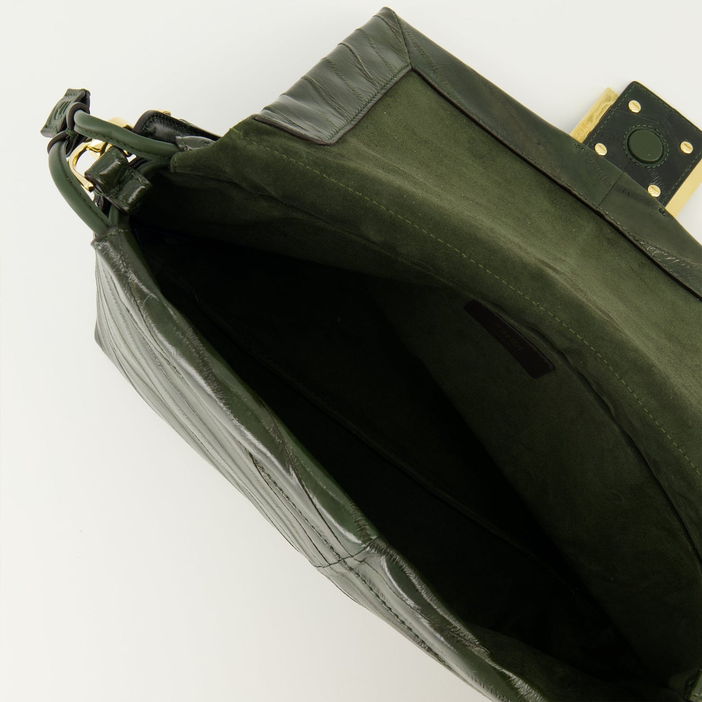 Mamma Baguette Medium Dark Green Bag