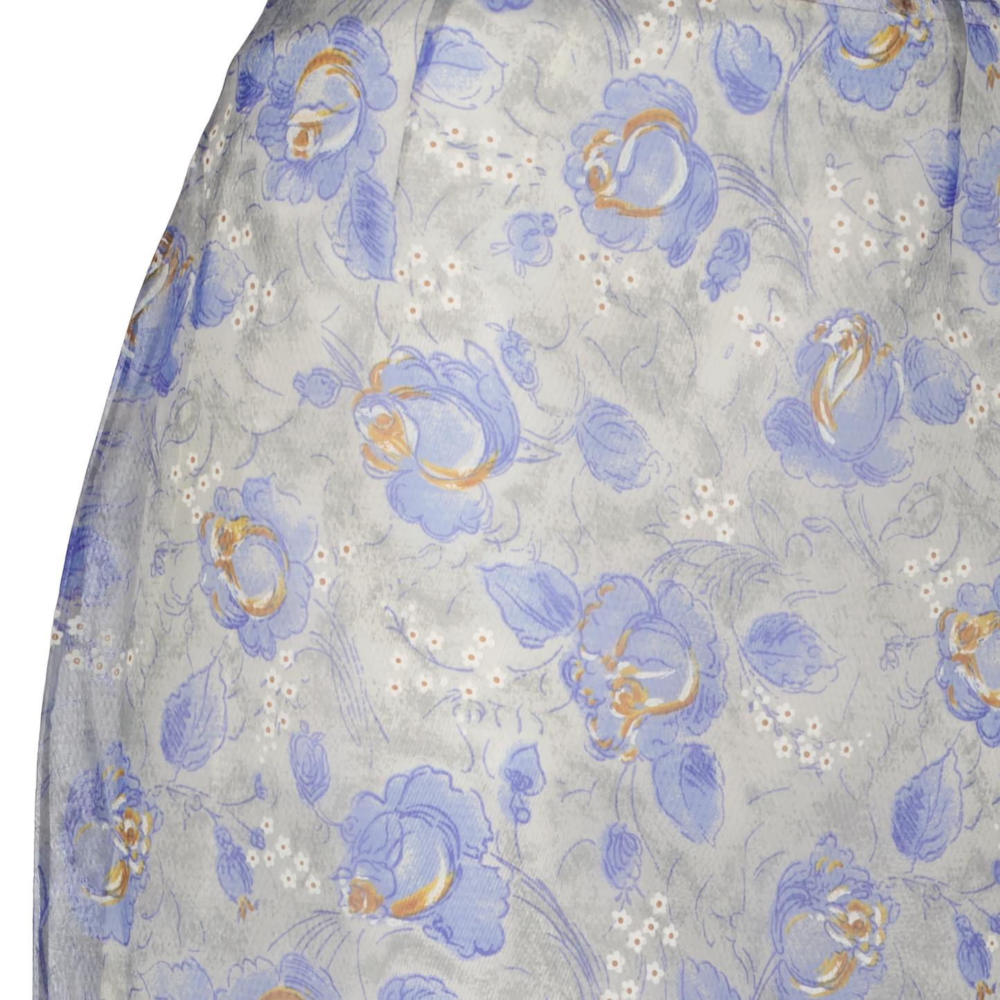 Printed Nylonette Skirt