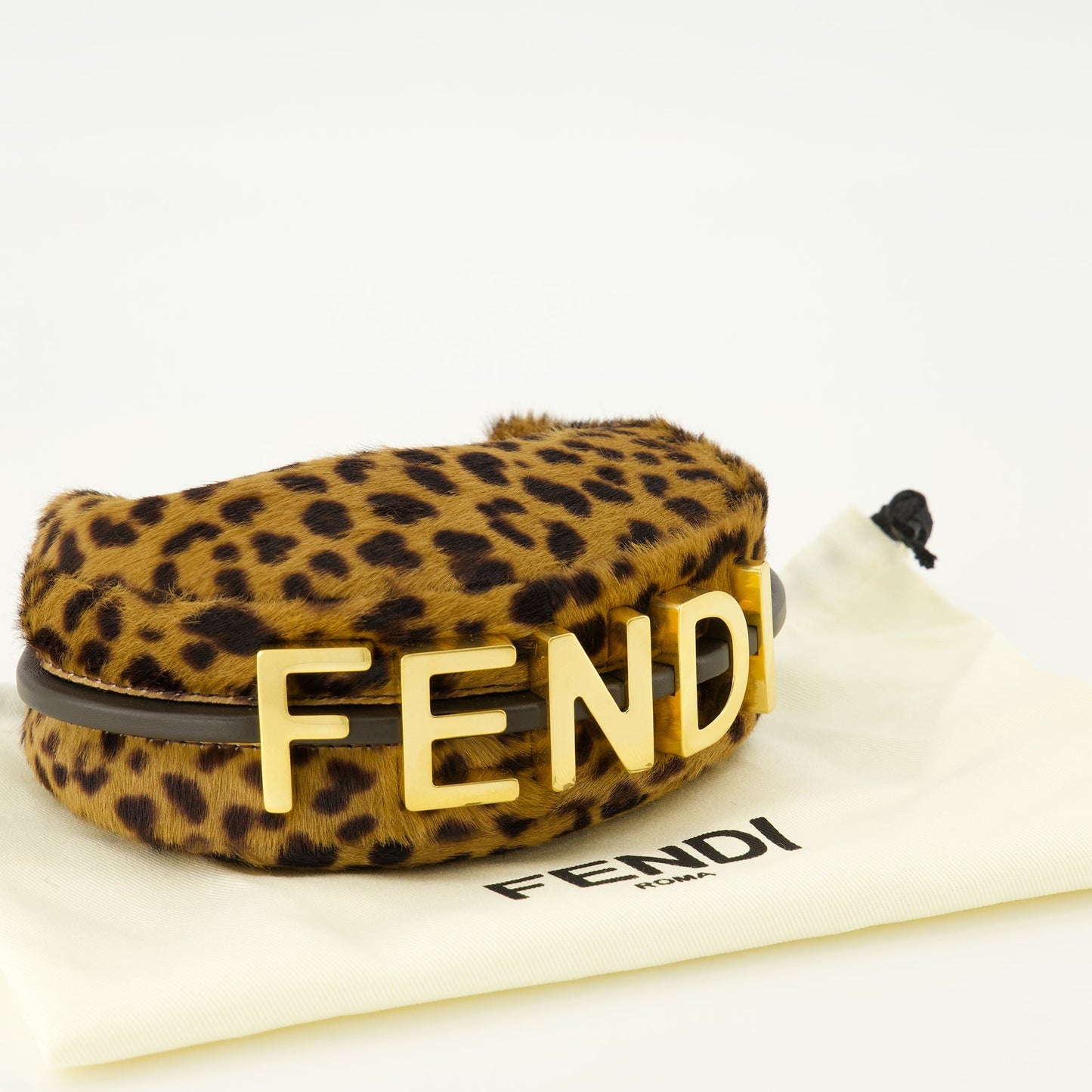 Fendigraphy Nano Leopard Bag