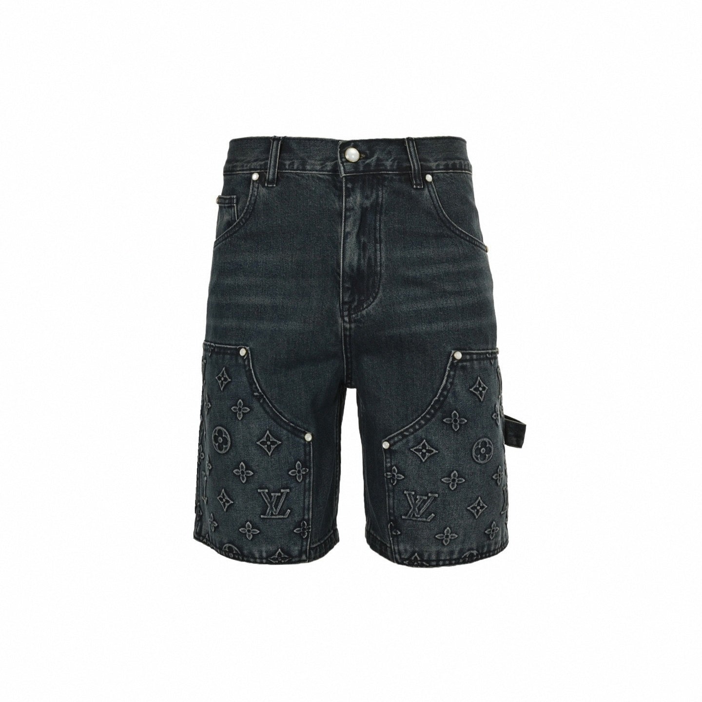 Monogram Embossed Carpenter Shorts