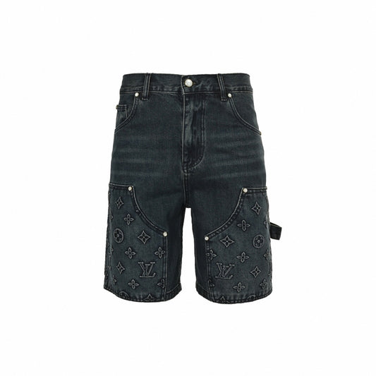 Monogram Embossed Carpenter Shorts