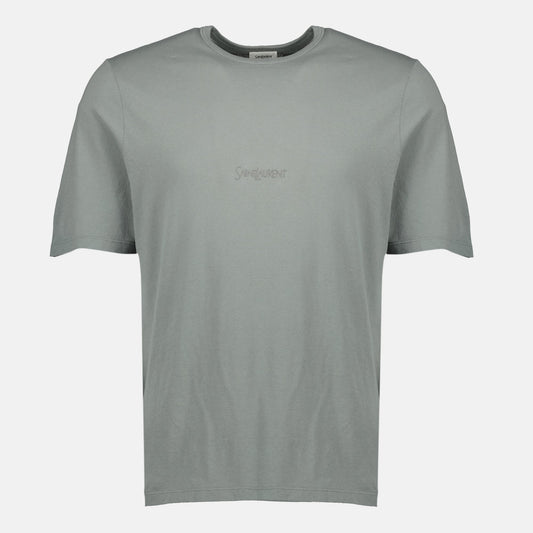 Gray Embroidered T-shirt