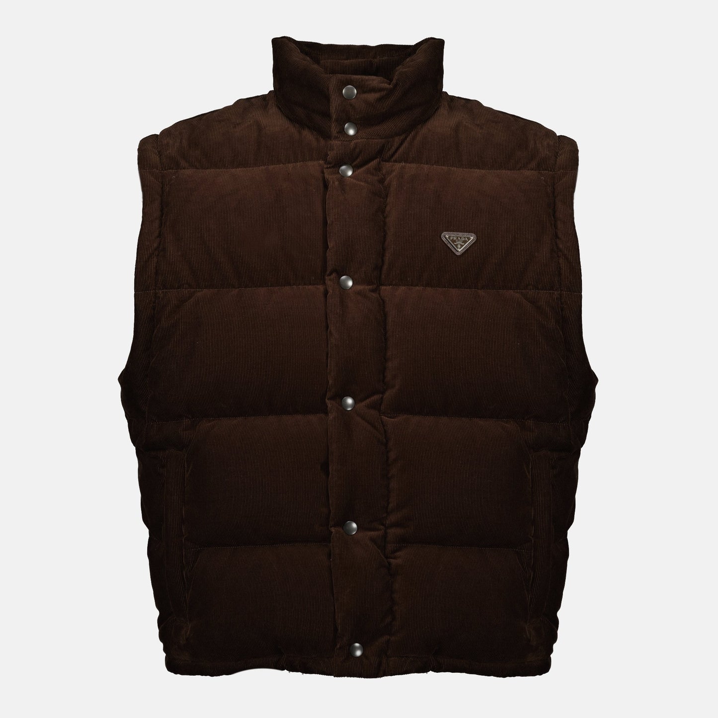 Brown Corduroy Puffer Jacket