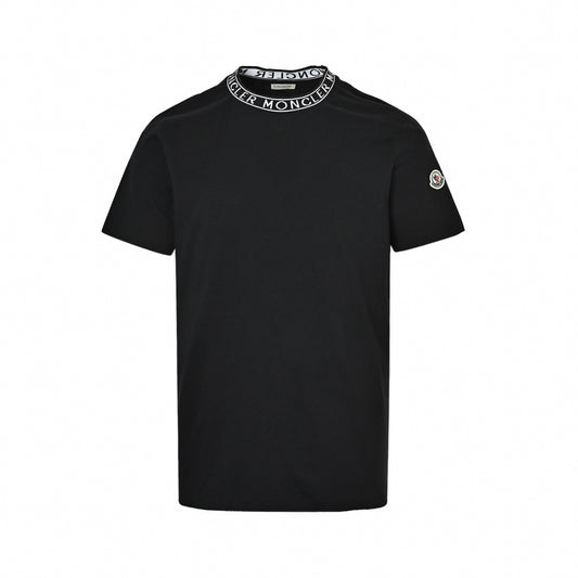 Logo Collar T-Shirt | Black
