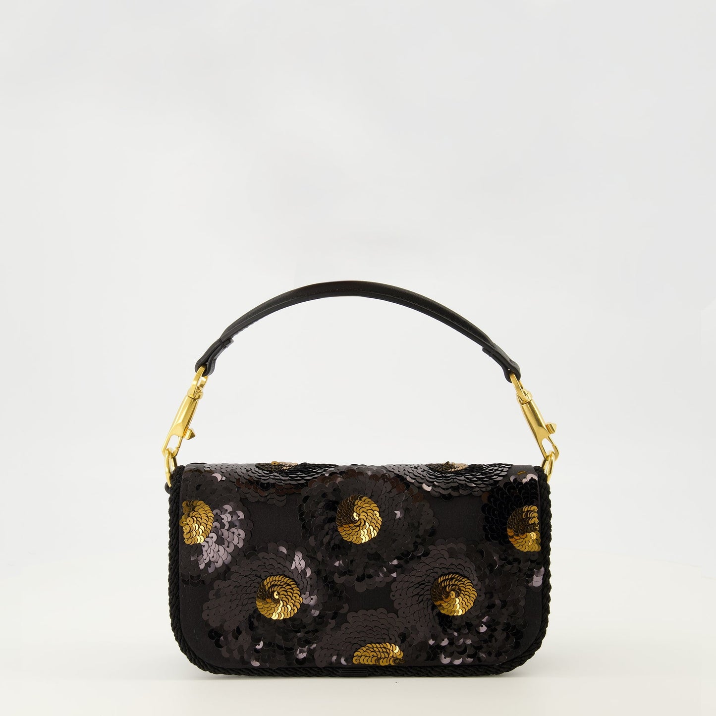 Small Locò Black Sequin Bag