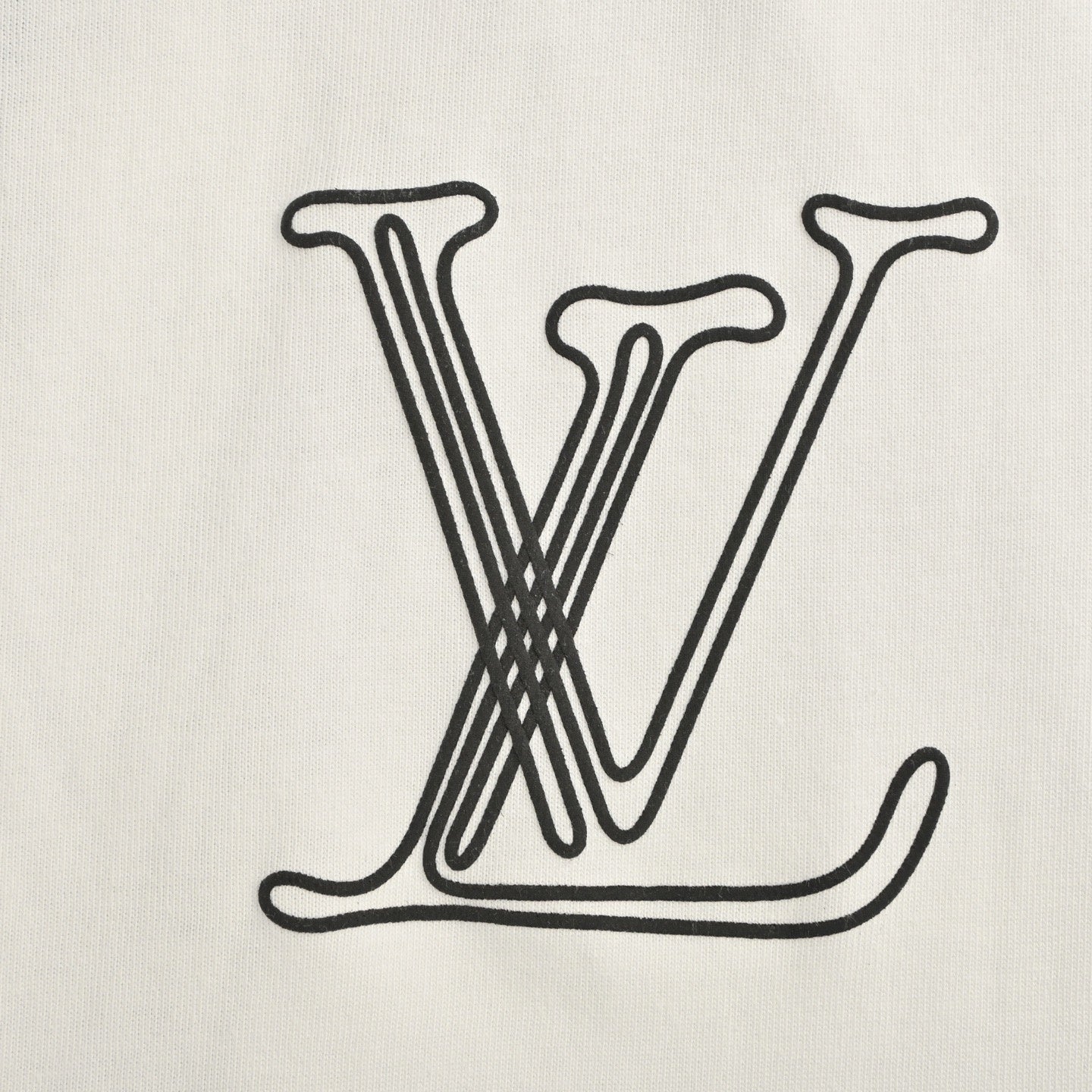 Wire-Frame LV Logo T-Shirt
