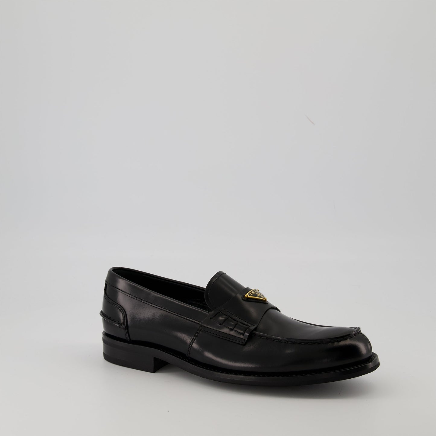 Brushed Leather Loafers